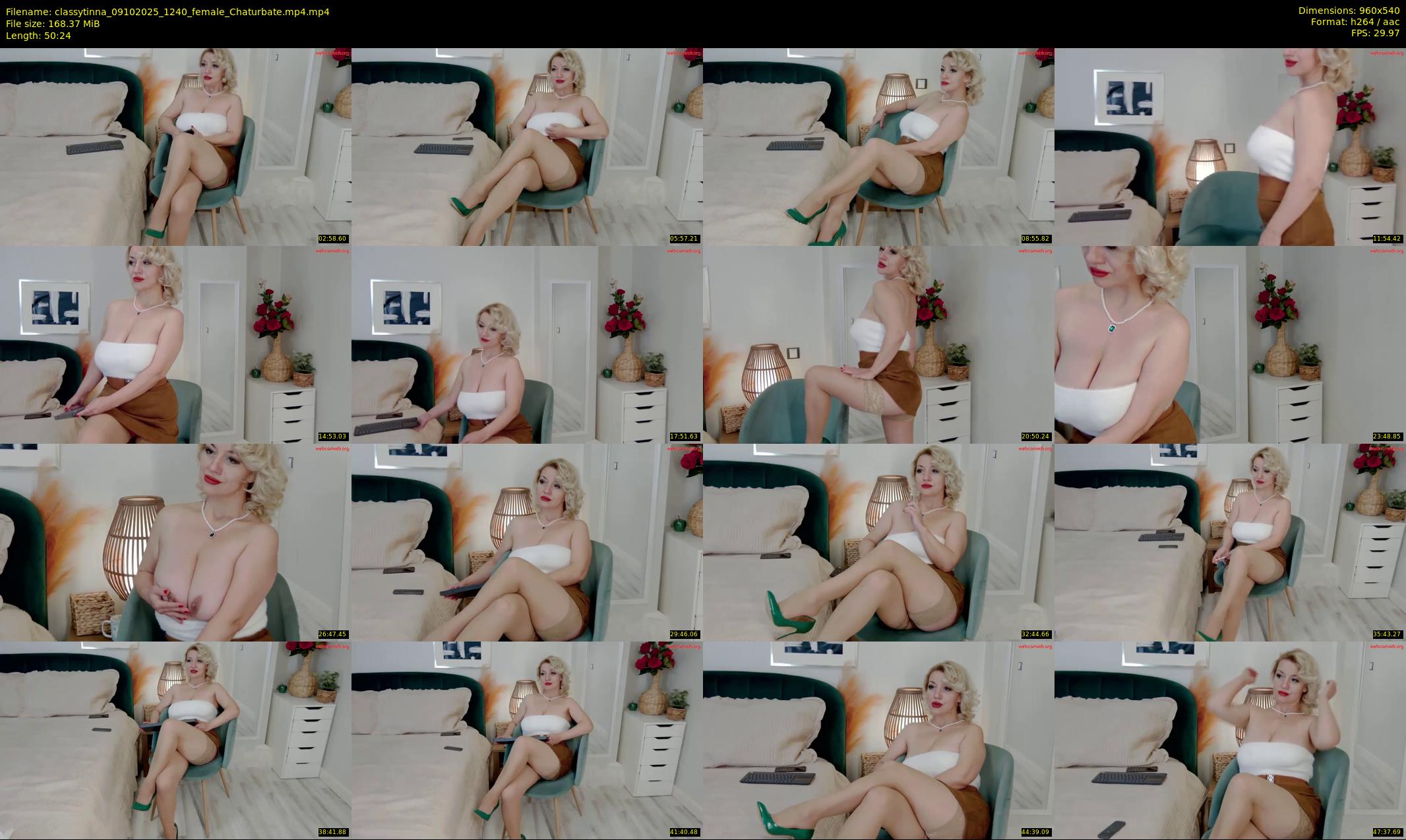 classytinna — 51 minute Chaturbate female cam show recording, 480p, Oct 9, 2025