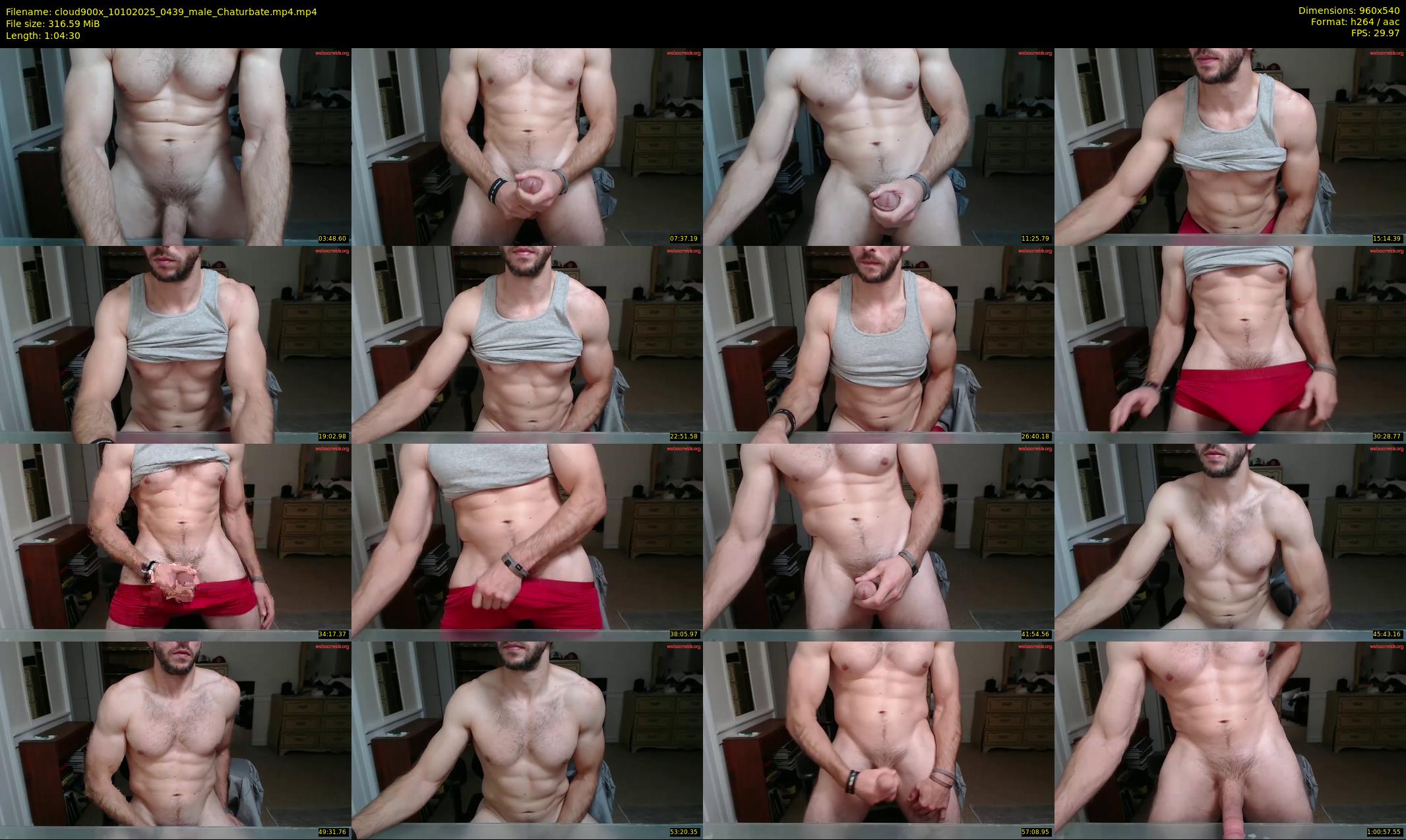 cloud900x — 65 minute Chaturbate male cam show recording, 480p, Oct 10, 2025