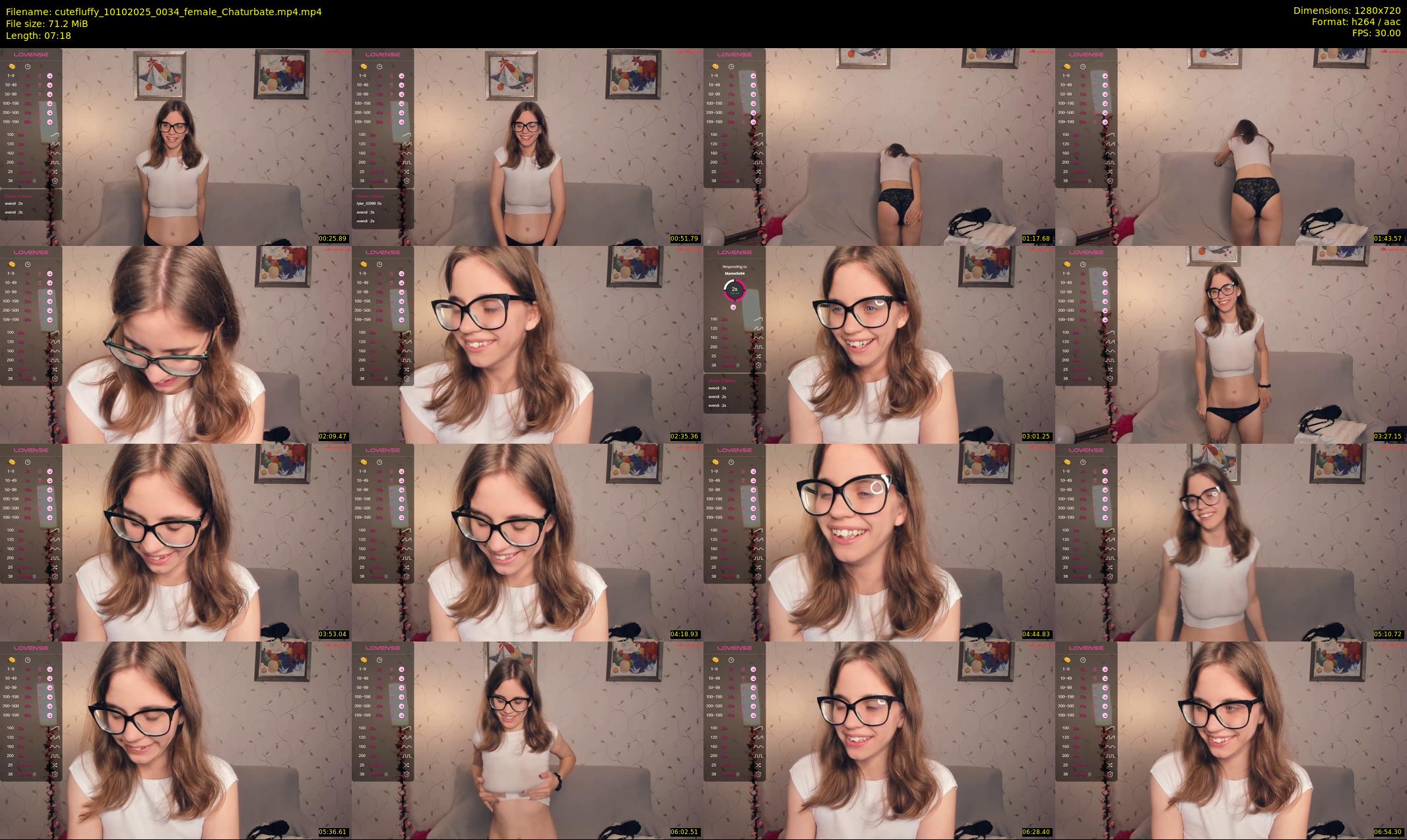cutefluffy — 8 minute Chaturbate female cam show recording, 720p, Oct 10, 2025