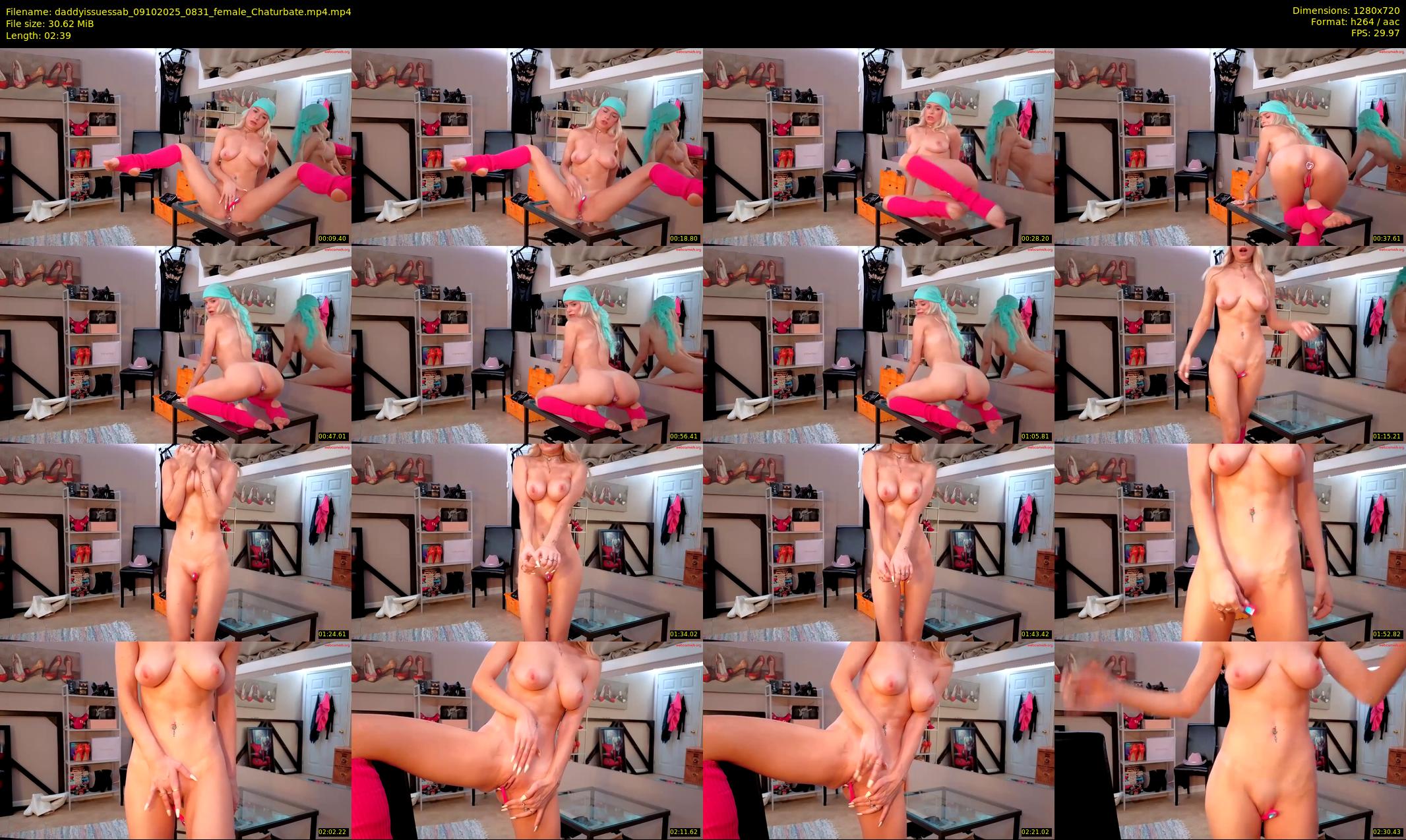 daddyissuessab — 3 minute Chaturbate female cam show recording, 720p, Oct 9, 2025