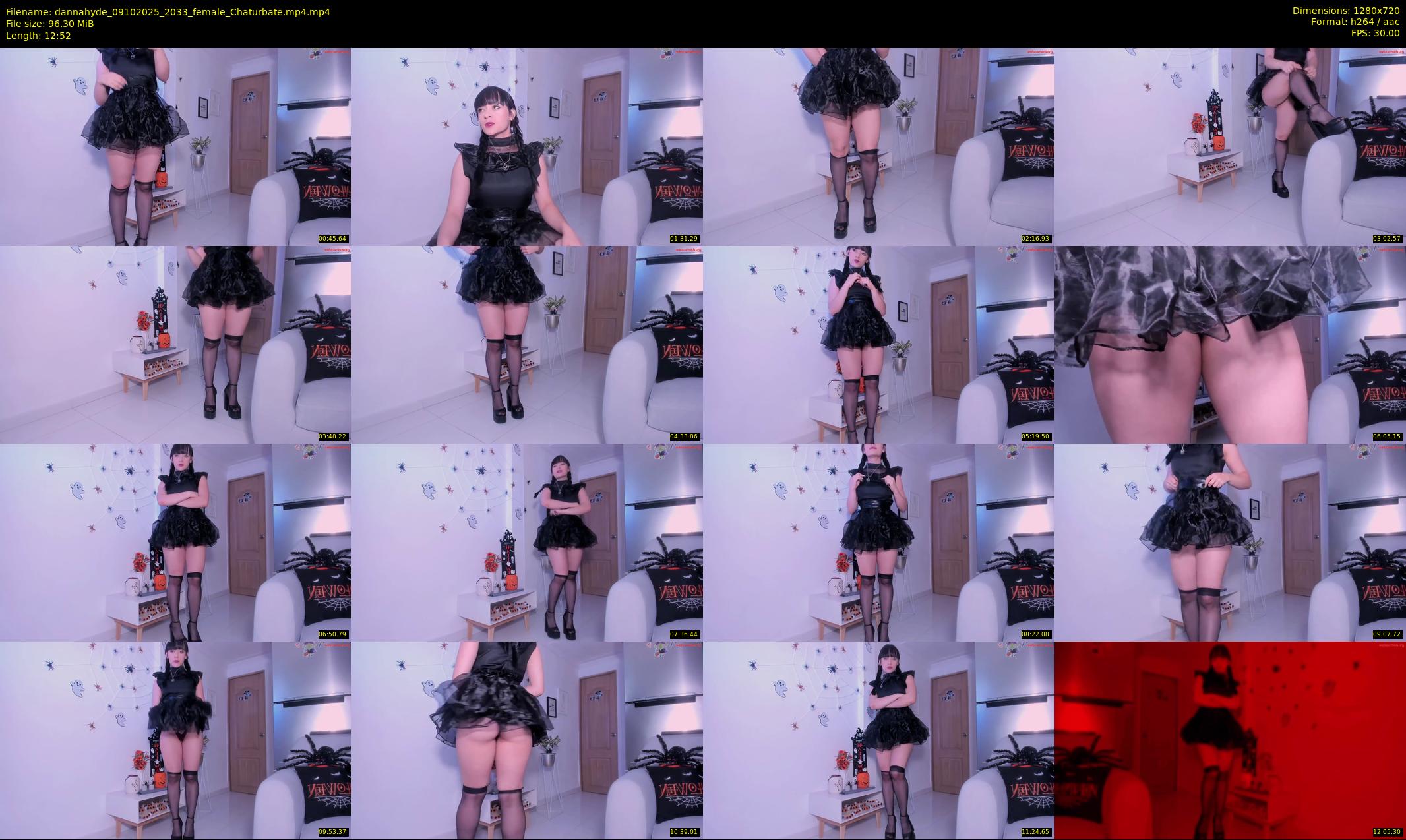 dannahyde — 13 minute Chaturbate female cam show recording, 720p, Oct 9, 2025