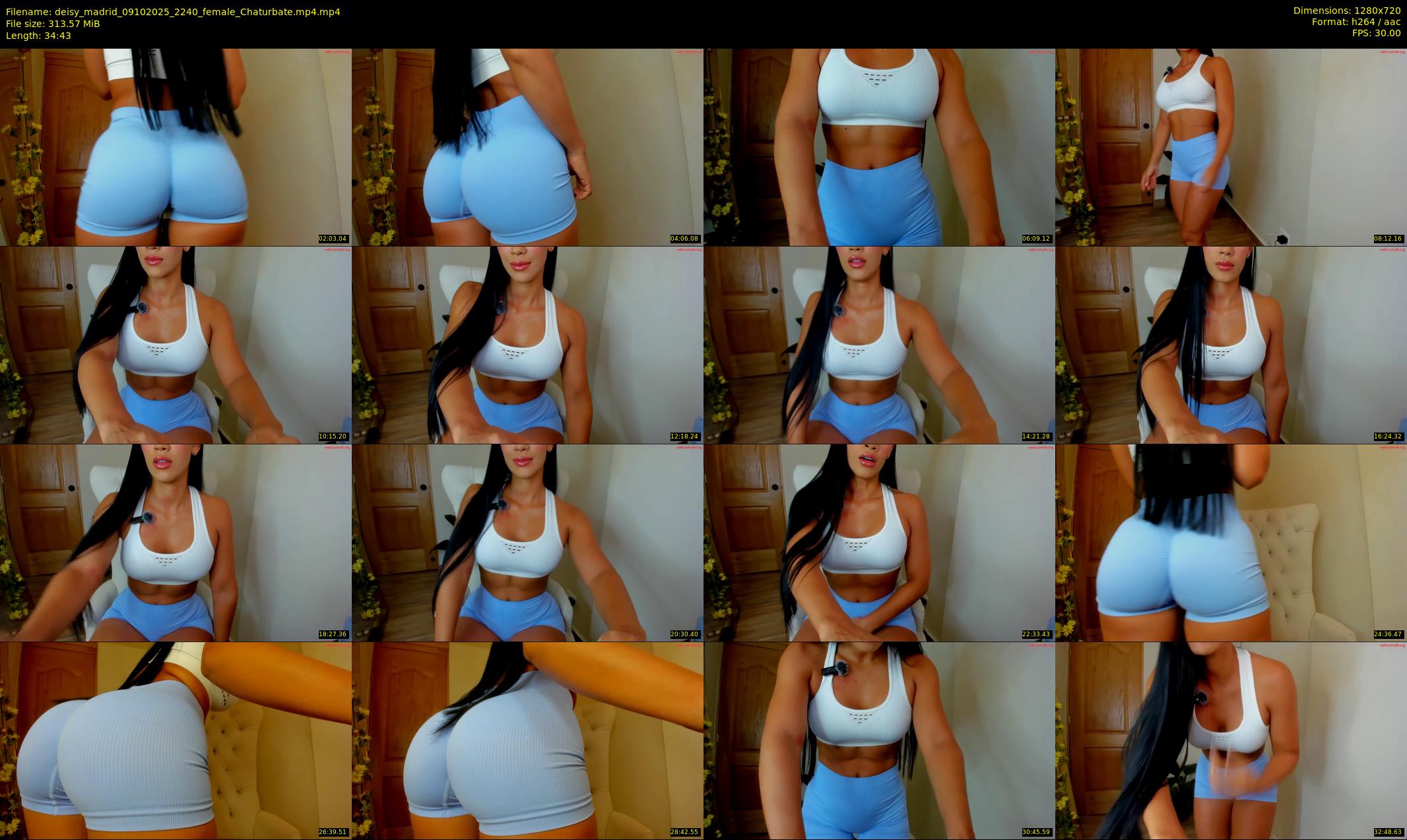 deisy_madrid — 35 minute Chaturbate female cam show recording, 720p, Oct 9, 2025