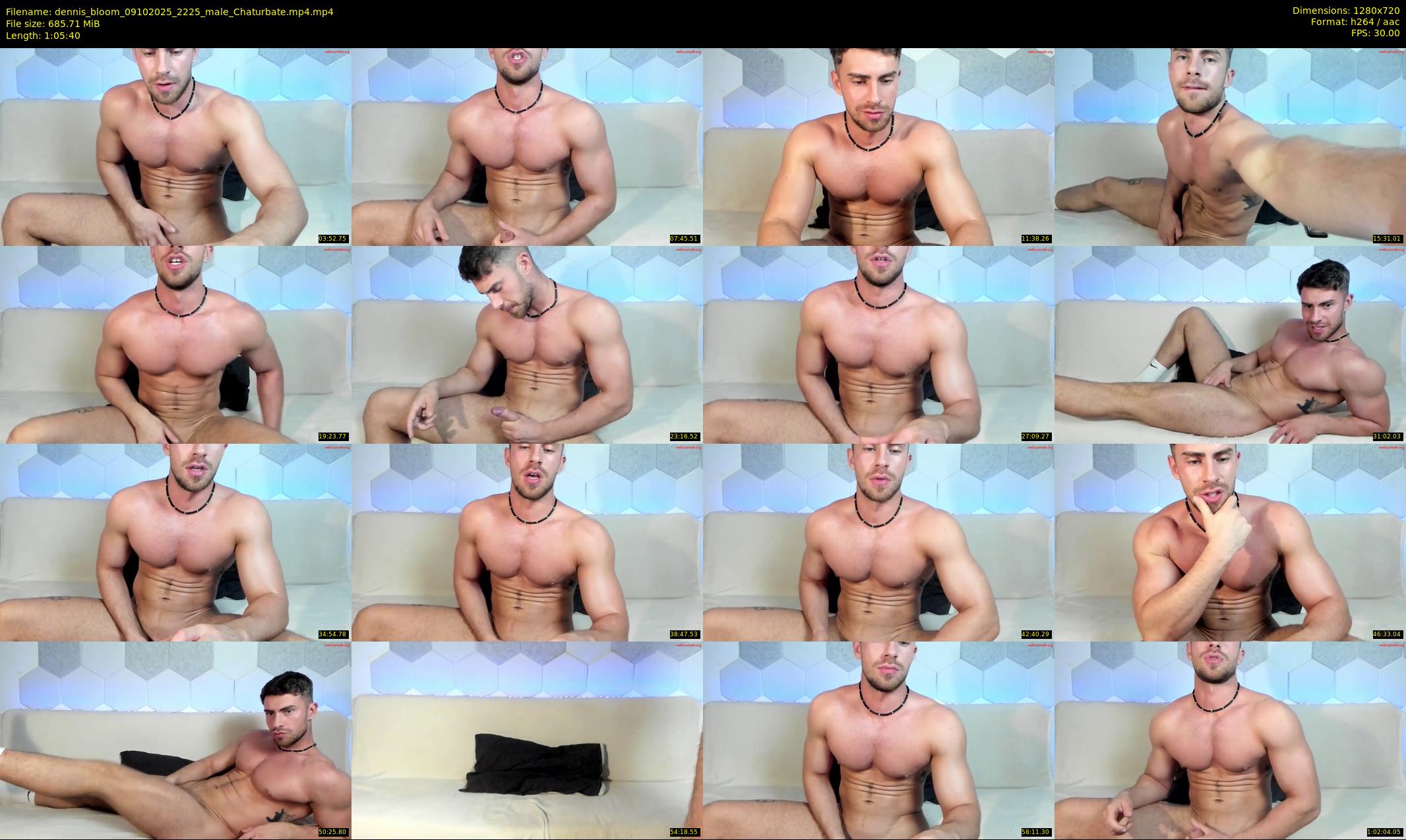 dennis_bloom — 66 minute Chaturbate male cam show recording, 720p, Oct 9, 2025