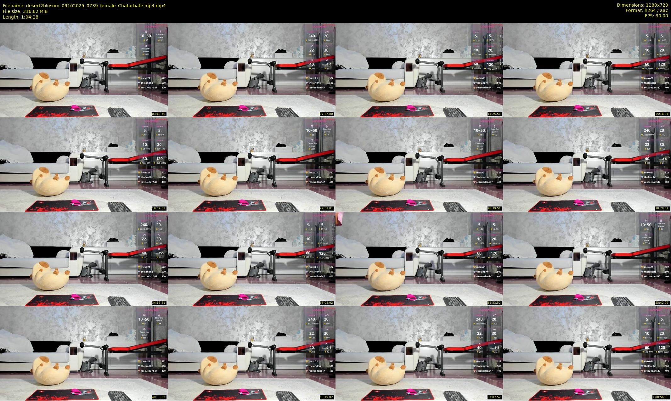 desert2blosom — 65 minute Chaturbate female cam show recording, 720p, Oct 9, 2025