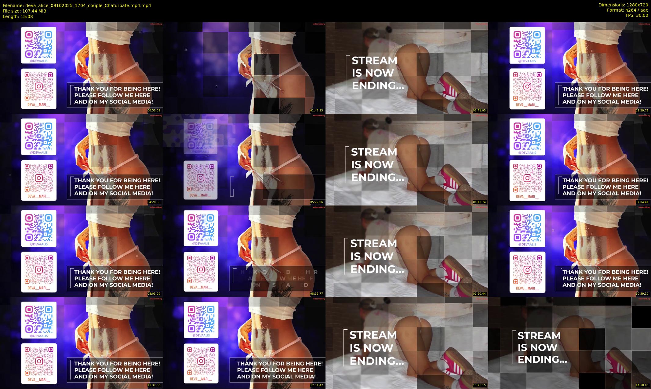 deva_alice — 16 minute Chaturbate female cam show recording, 720p, Oct 9, 2025