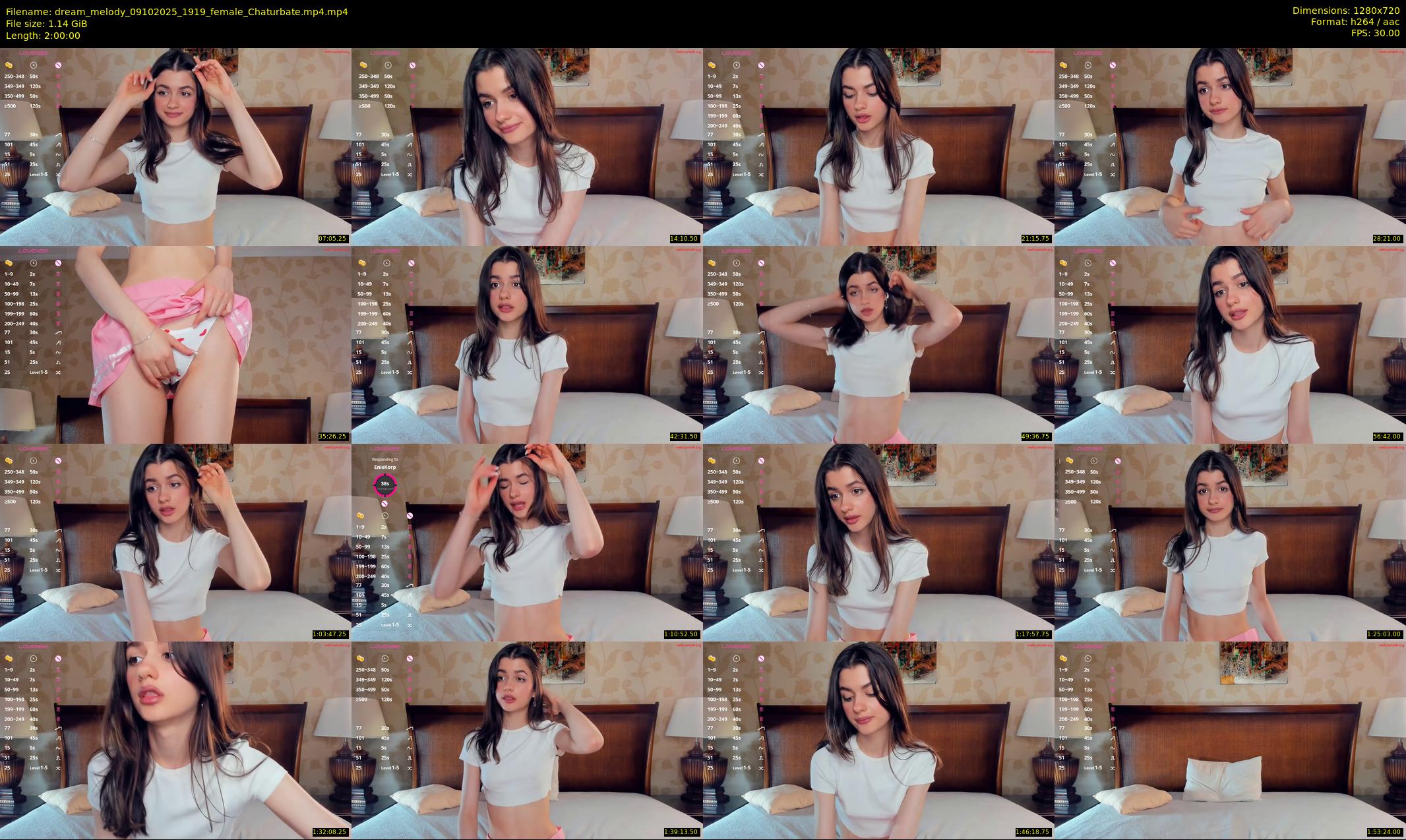 dream_melody — 120 minute Chaturbate female cam show recording, 720p, Oct 9, 2025