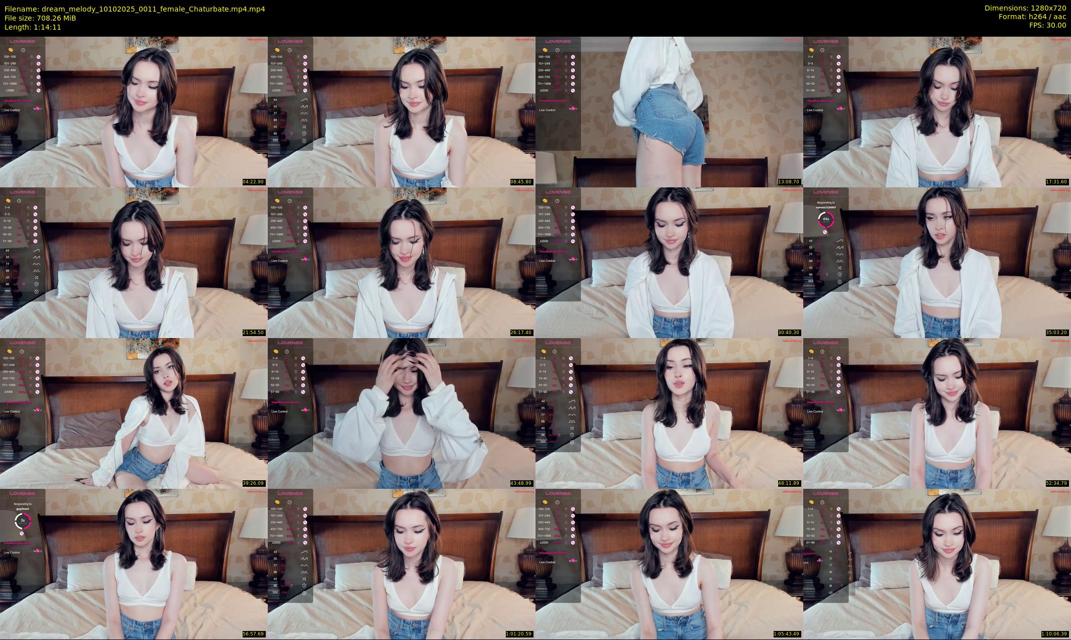 dream_melody — 75 minute Chaturbate female cam show recording, 720p, Oct 10, 2025