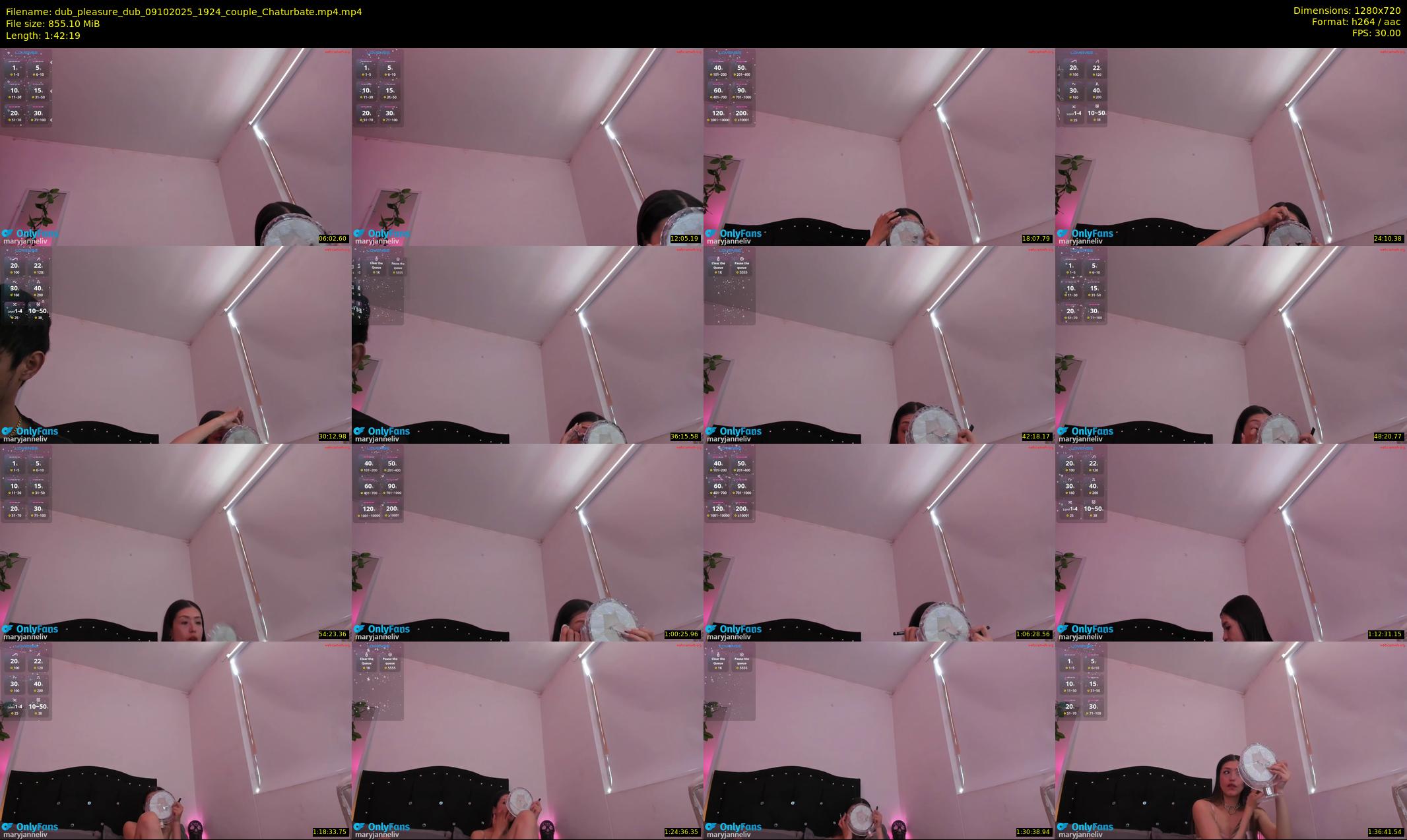 dub_pleasure_dub — 103 minute Chaturbate couple cam show recording, 720p, Oct 9, 2025