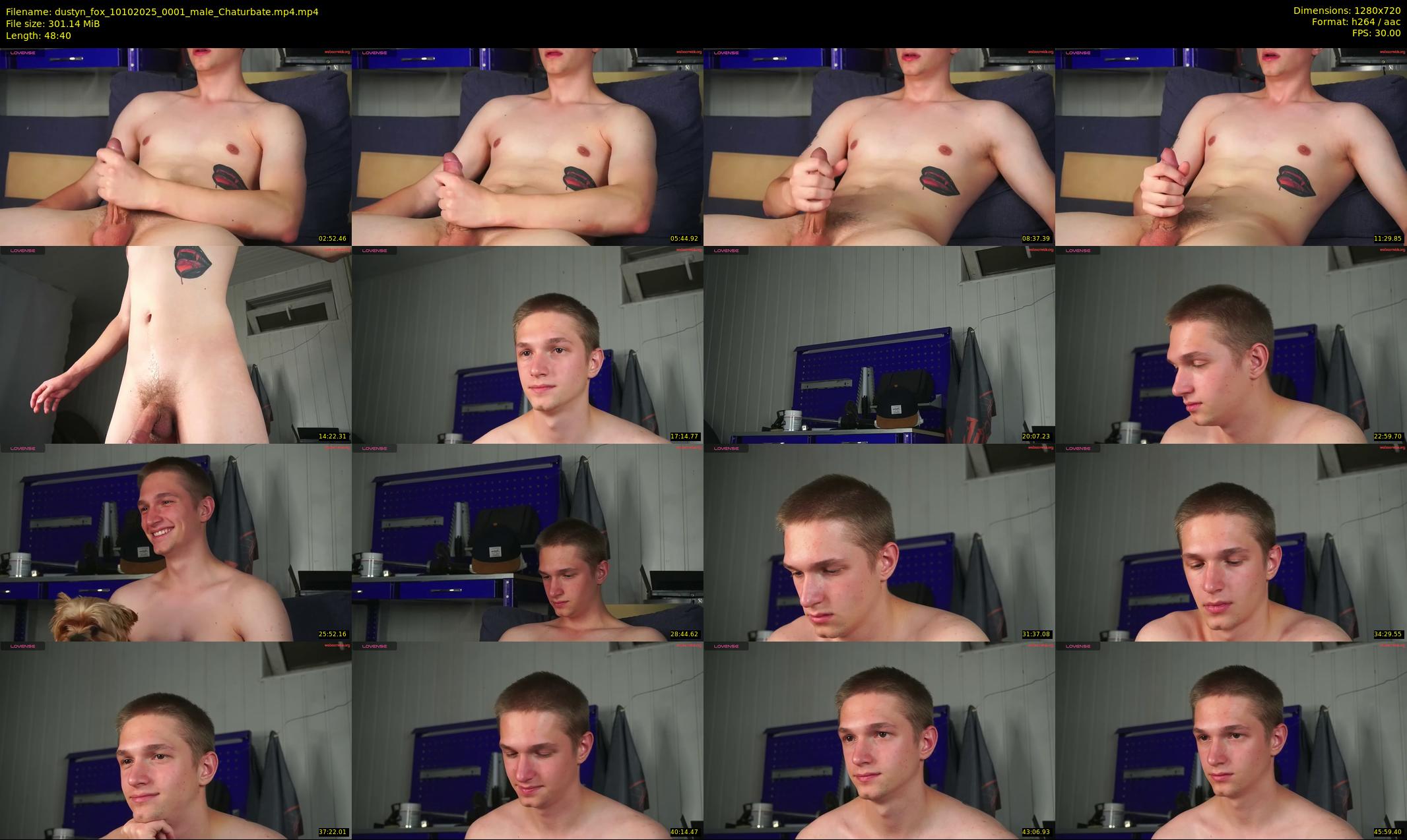 dustyn_fox — 49 minute Chaturbate male cam show recording, 720p, Oct 10, 2025