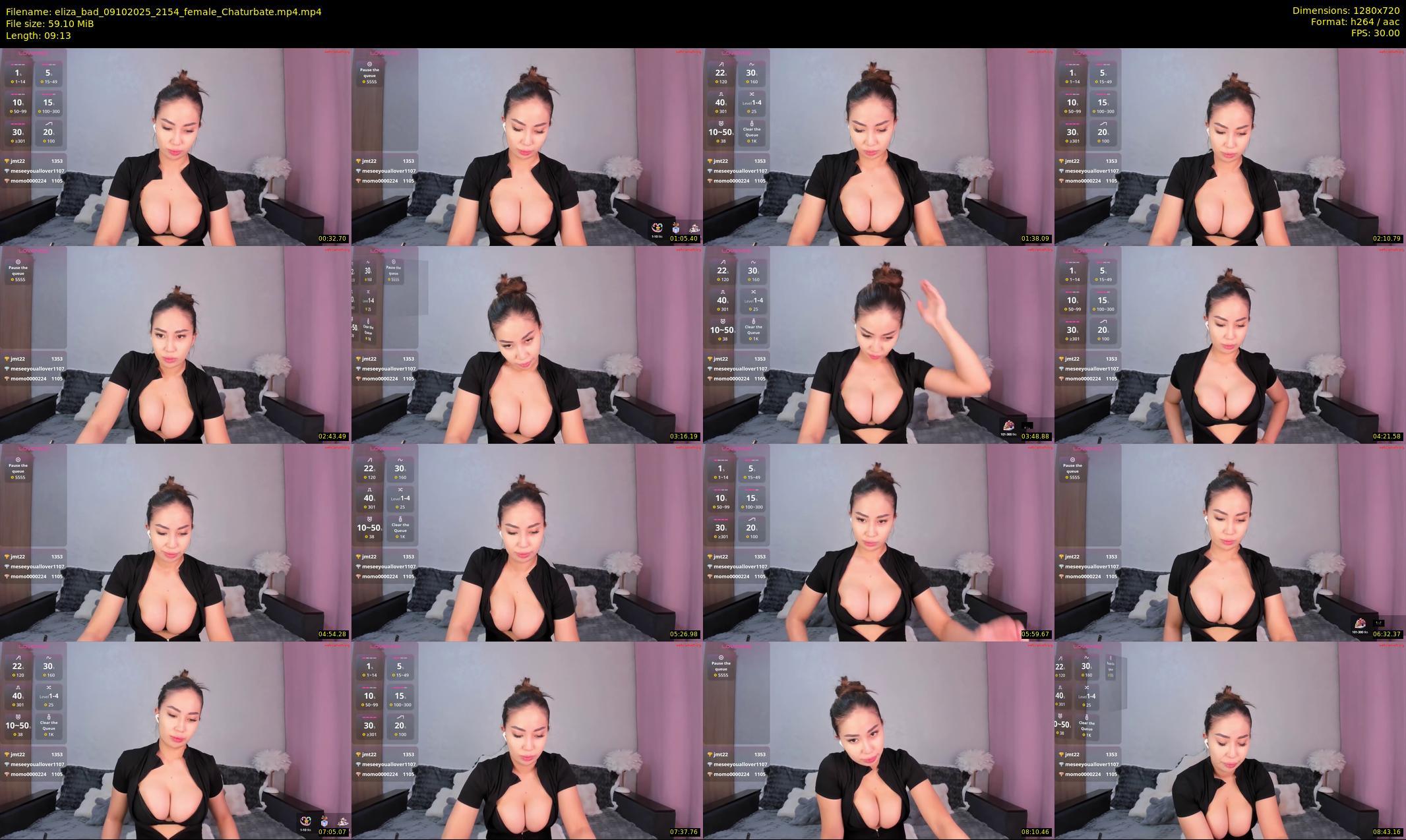 eliza_bad — 10 minute Chaturbate female cam show recording, 720p, Oct 9, 2025