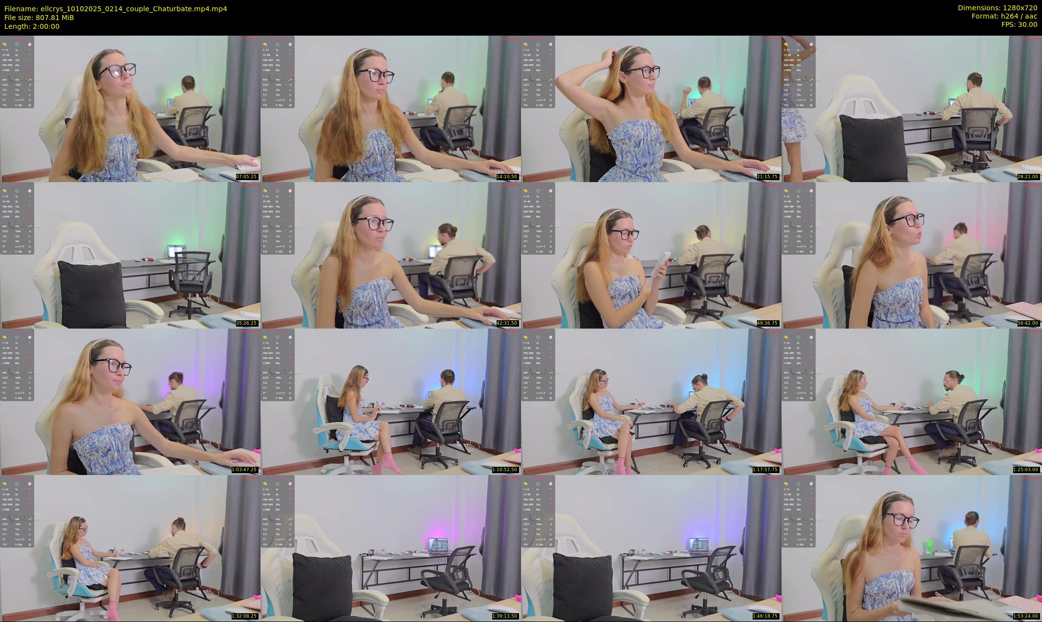 ellcrys — 120 minute Chaturbate couple cam show recording, 720p, Oct 10, 2025