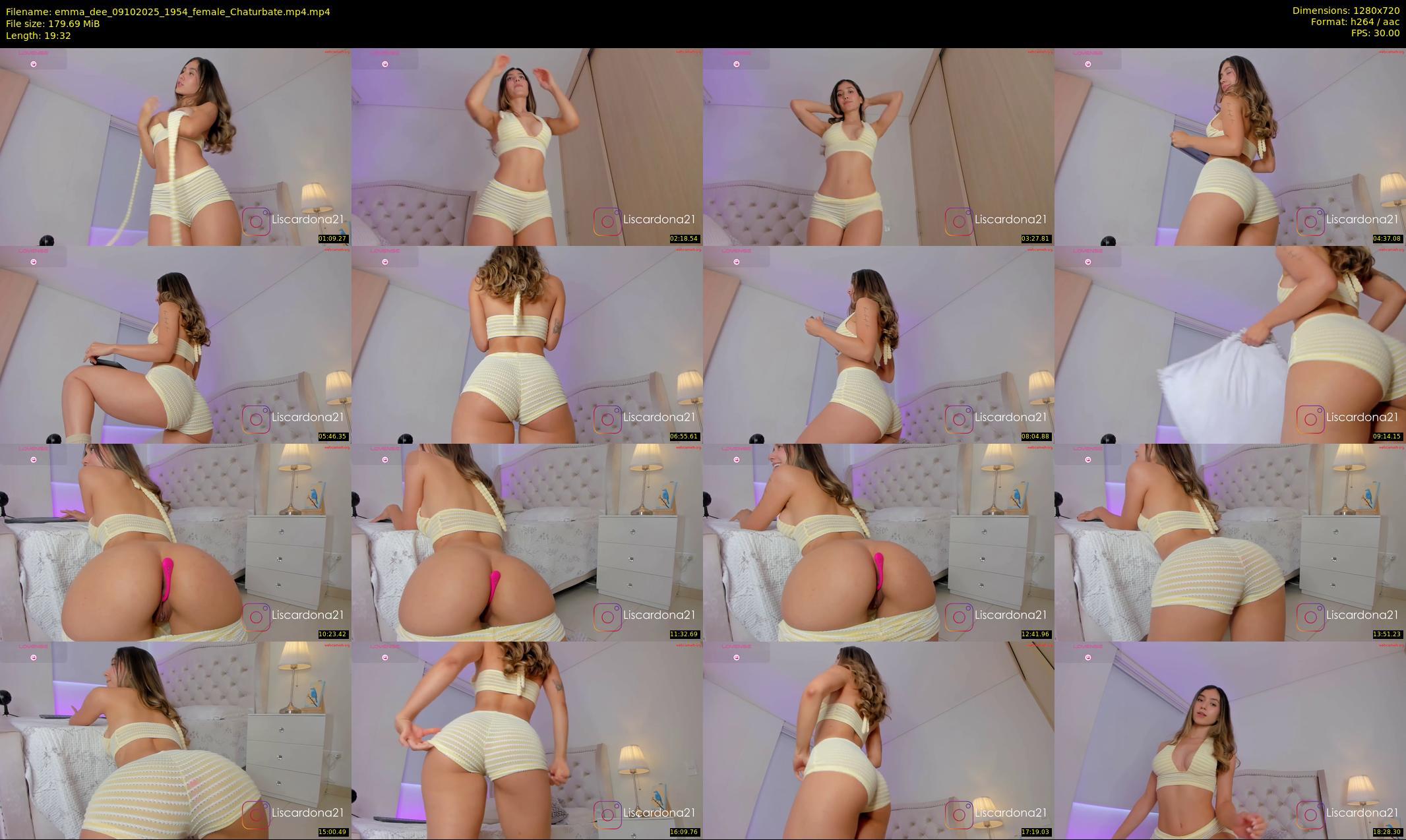 emma_dee — 20 minute Chaturbate female cam show recording, 720p, Oct 9, 2025