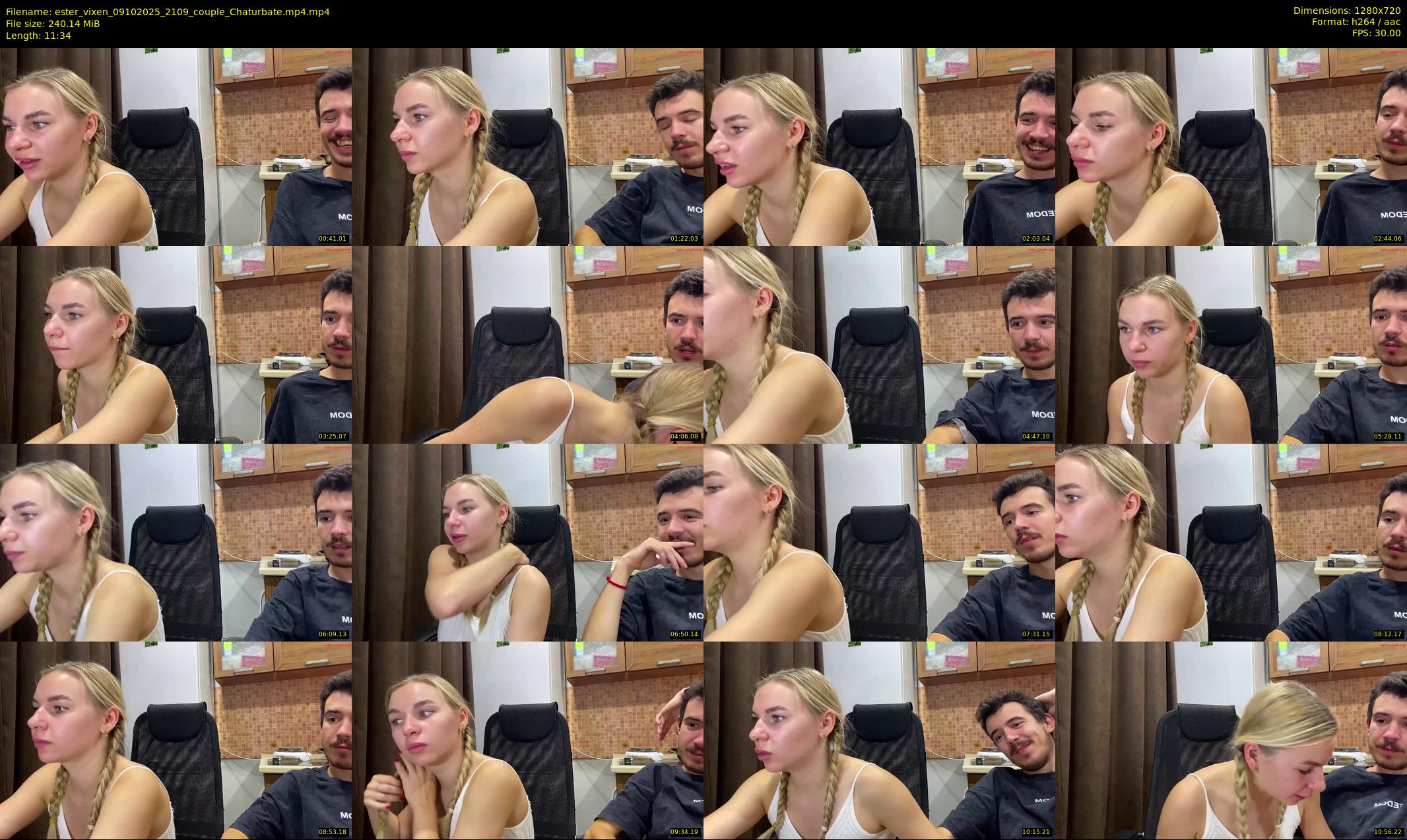ester_vixen — 12 minute Chaturbate couple cam show recording, 720p, Oct 9, 2025