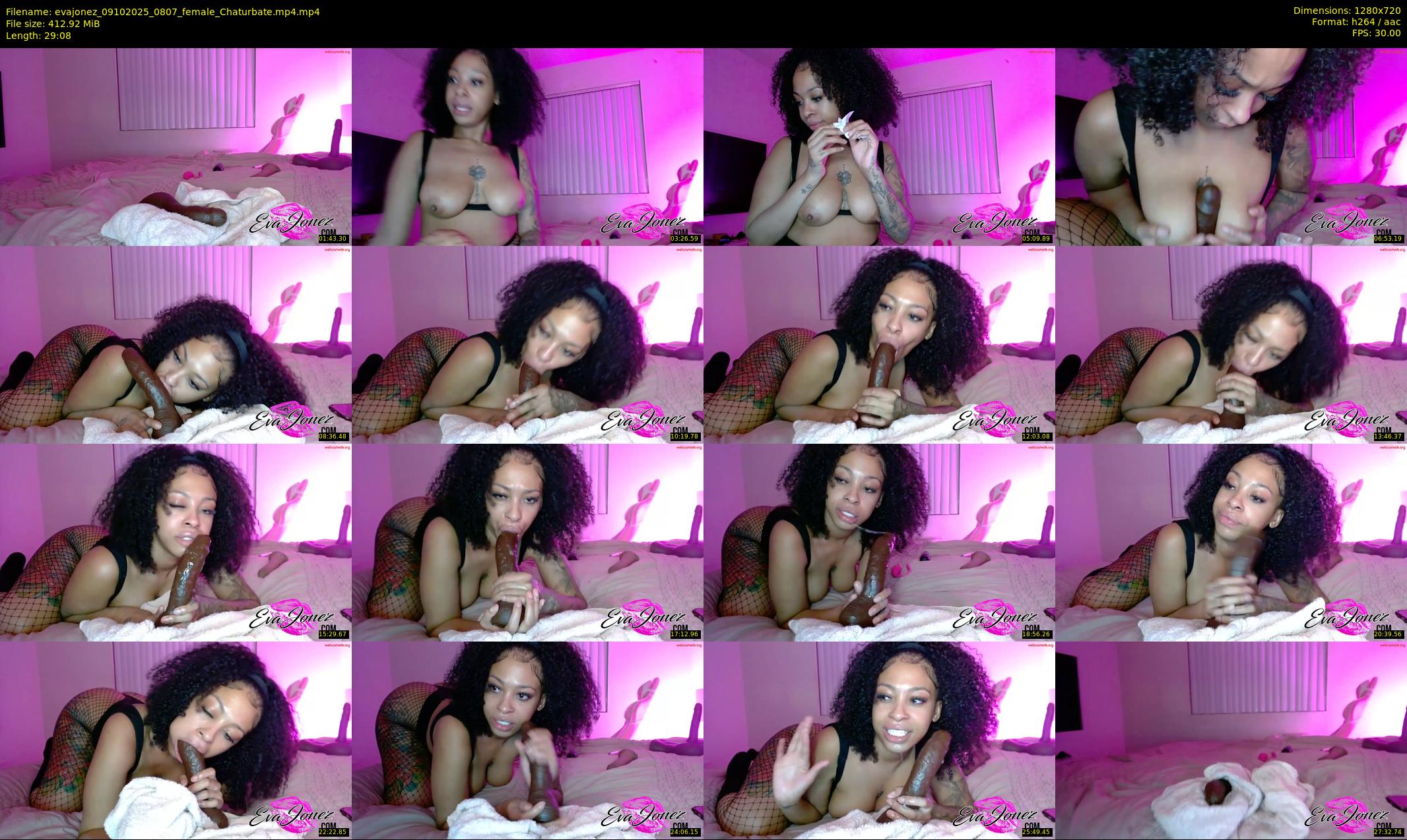 evajonez — 30 minute Chaturbate female cam show recording, 720p, Oct 9, 2025