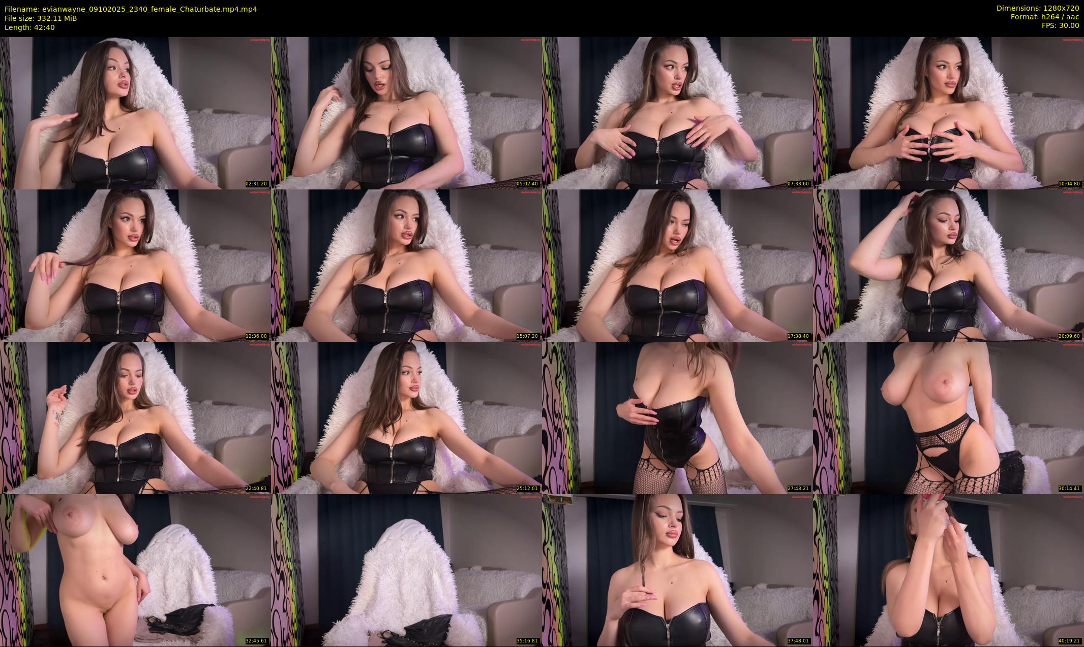 evianwayne — 43 minute Chaturbate female cam show recording, 720p, Oct 9, 2025