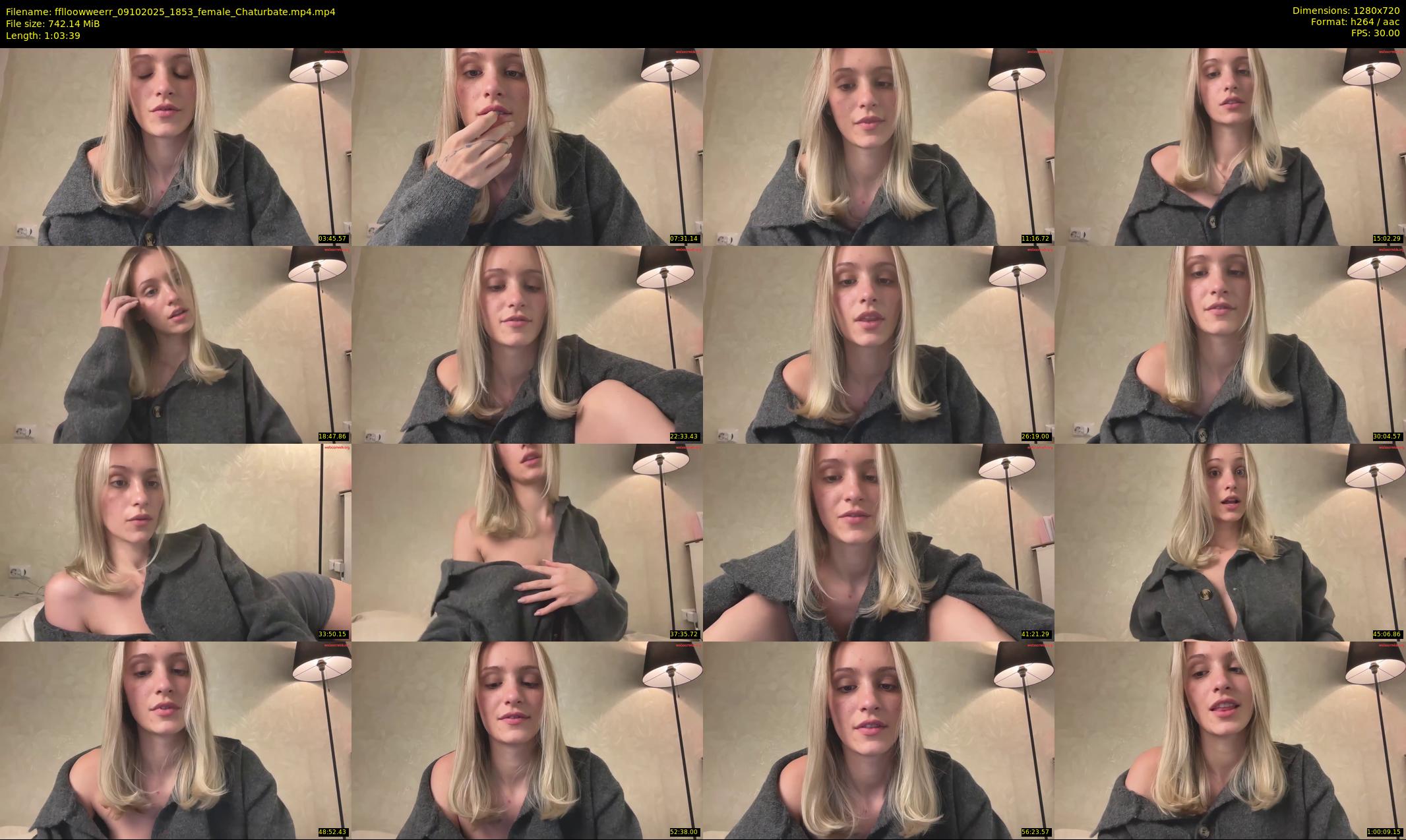 fflloowweerr — 64 minute Chaturbate couple cam show recording, 720p, Oct 9, 2025