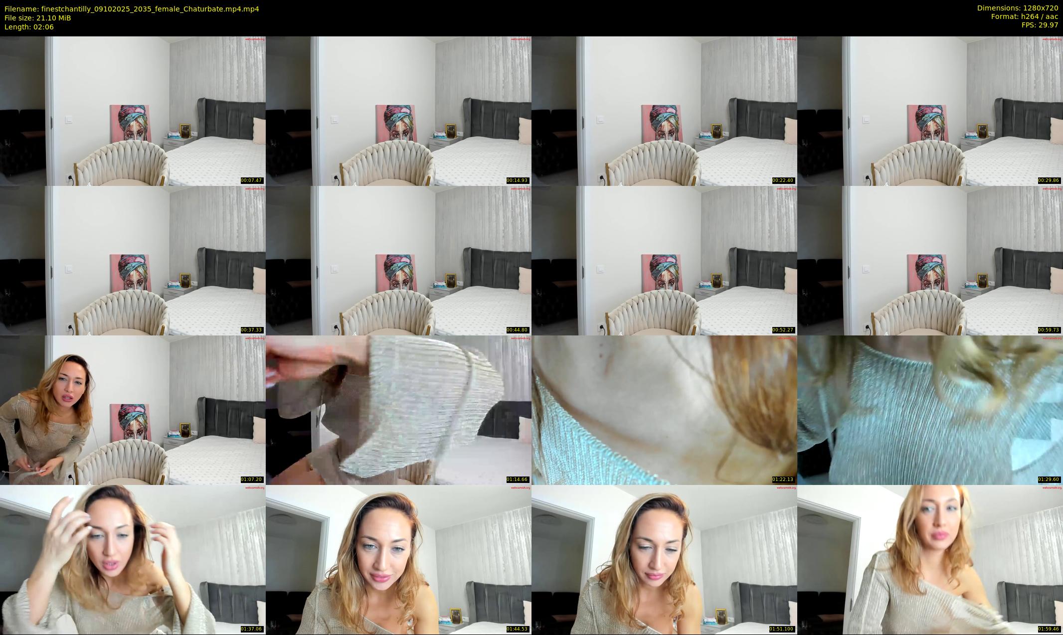 finestchantilly — 3 minute Chaturbate female cam show recording, 720p, Oct 9, 2025