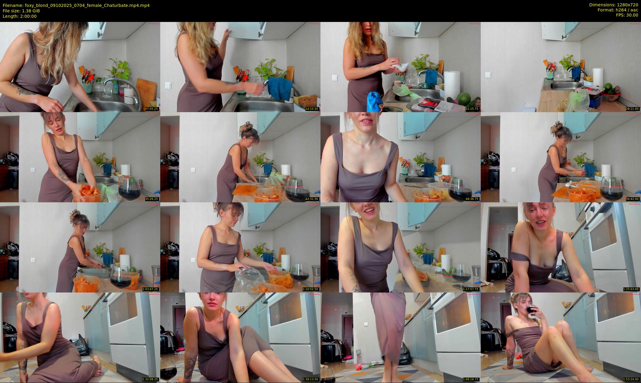 foxy_blond — 120 minute Chaturbate female cam show recording, 720p, Oct 9, 2025