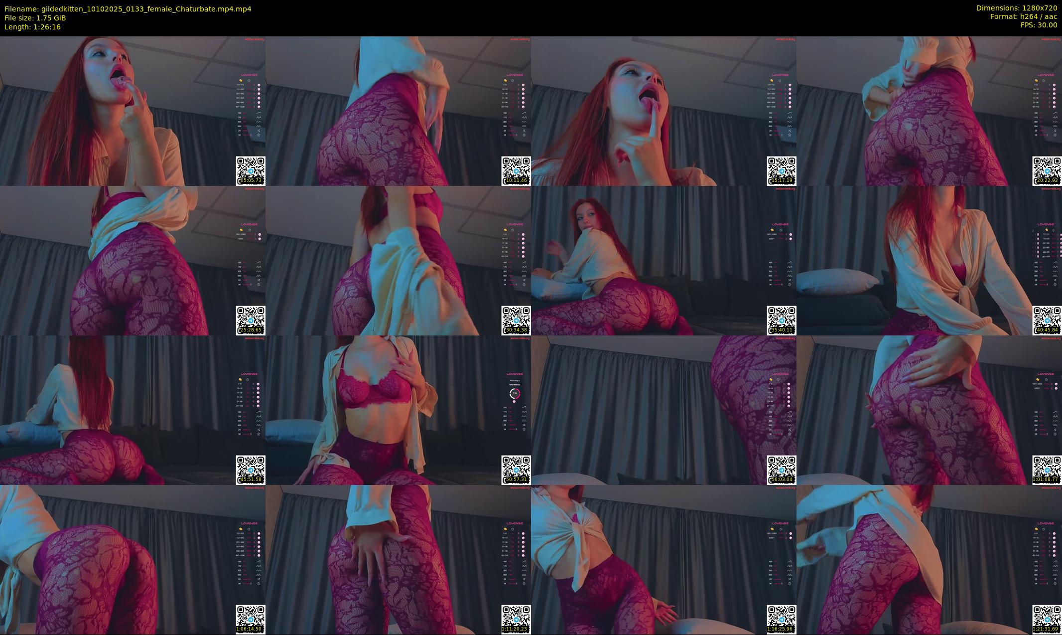gildedkitten — 87 minute Chaturbate female cam show recording, 720p, Oct 10, 2025
