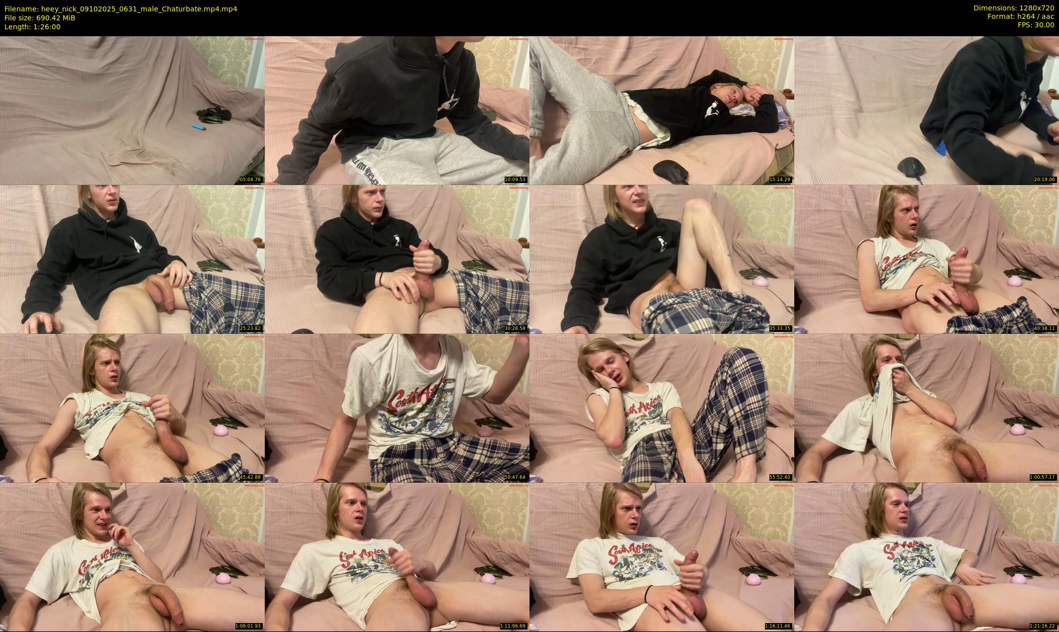 heey_nick — 86 minute Chaturbate male cam show recording, 720p, Oct 9, 2025