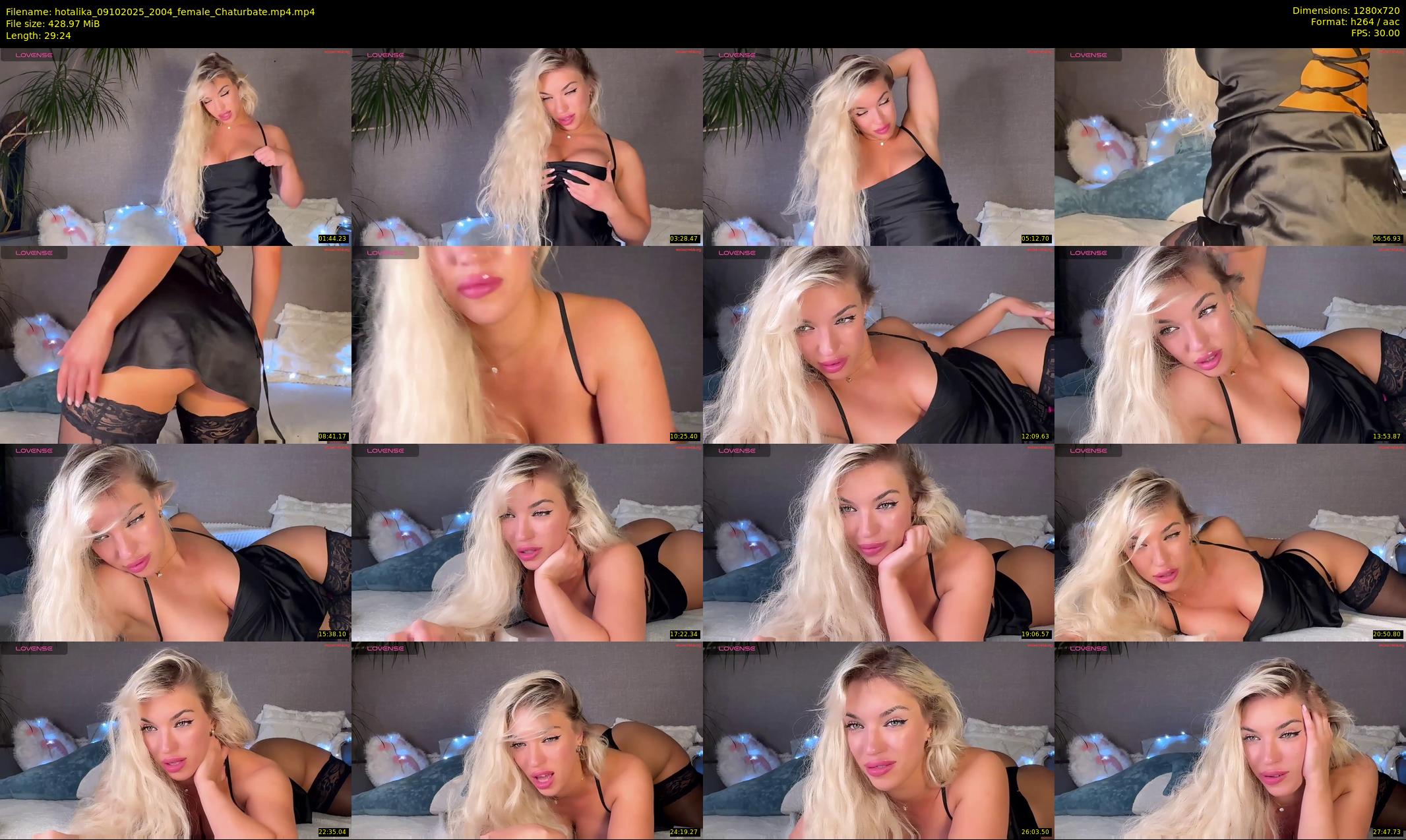 hotalika — 30 minute Chaturbate female cam show recording, 720p, Oct 9, 2025