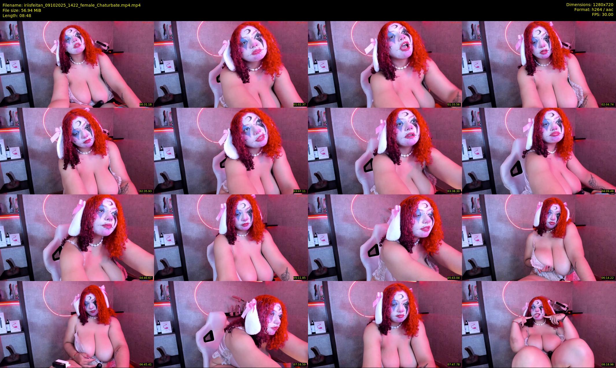 iriisfeitan — 9 minute Chaturbate female cam show recording, 720p, Oct 9, 2025