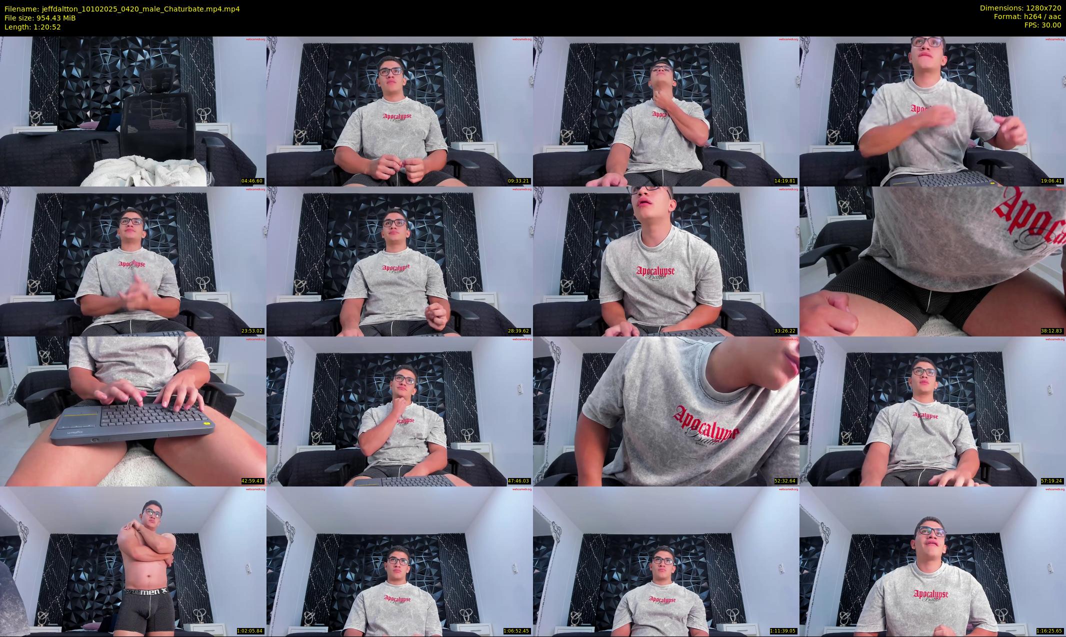 jeffdaltton — 81 minute Chaturbate male cam show recording, 720p, Oct 10, 2025