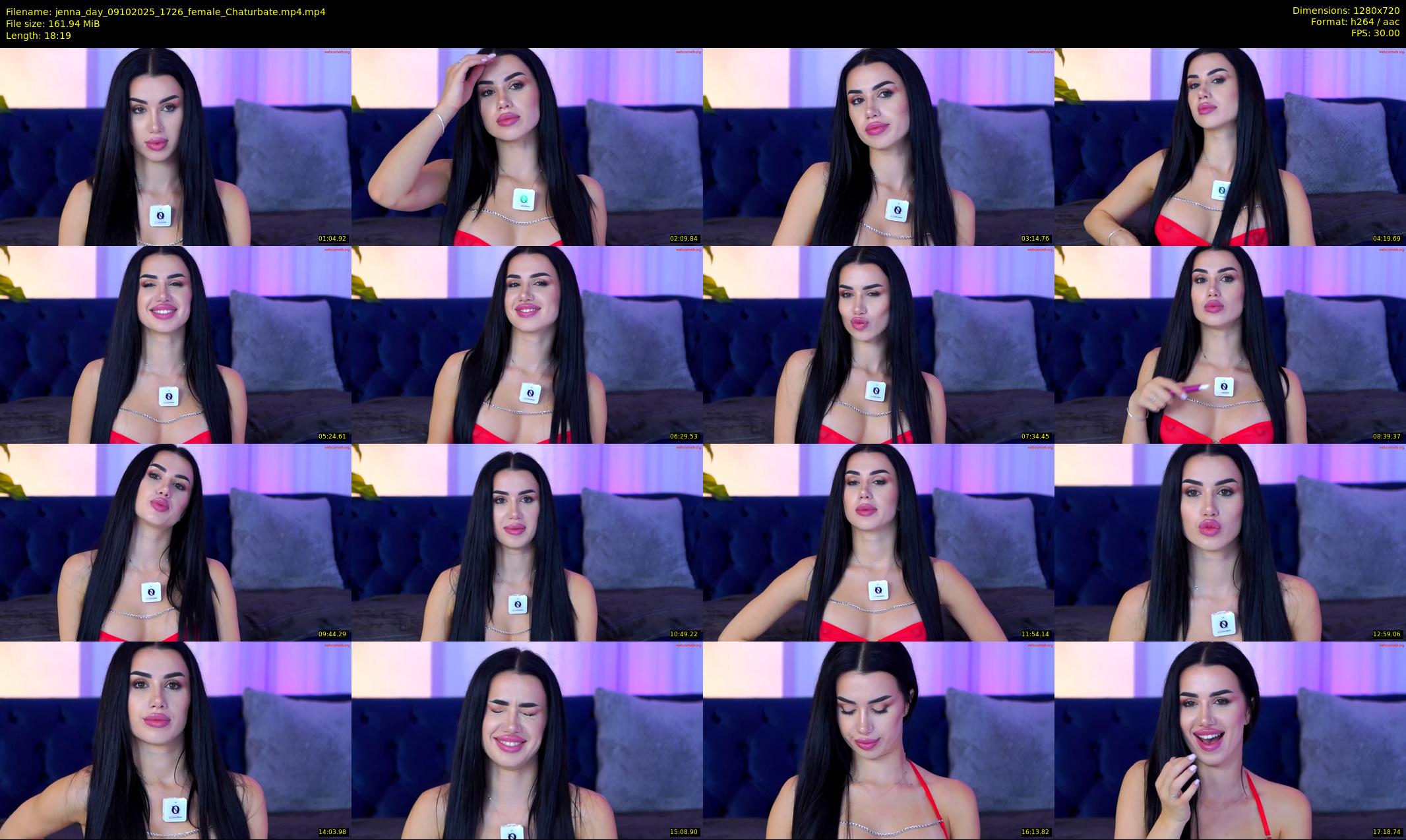 jenna_day — 19 minute Chaturbate female cam show recording, 720p, Oct 9, 2025