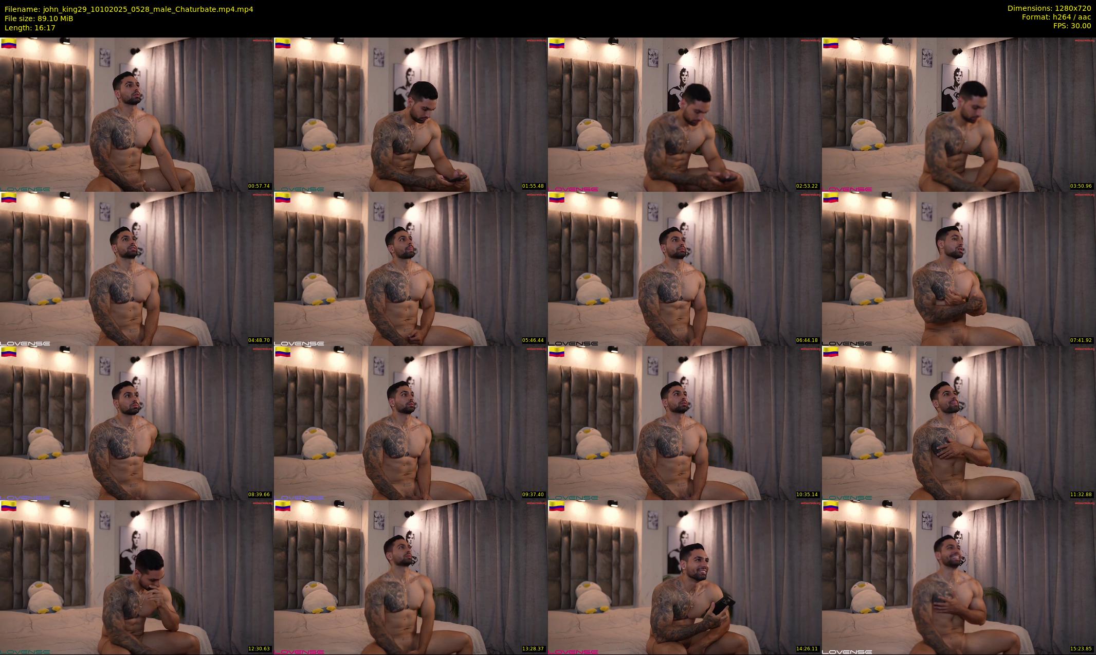 john_king29 — 17 minute Chaturbate male cam show recording, 720p, Oct 10, 2025