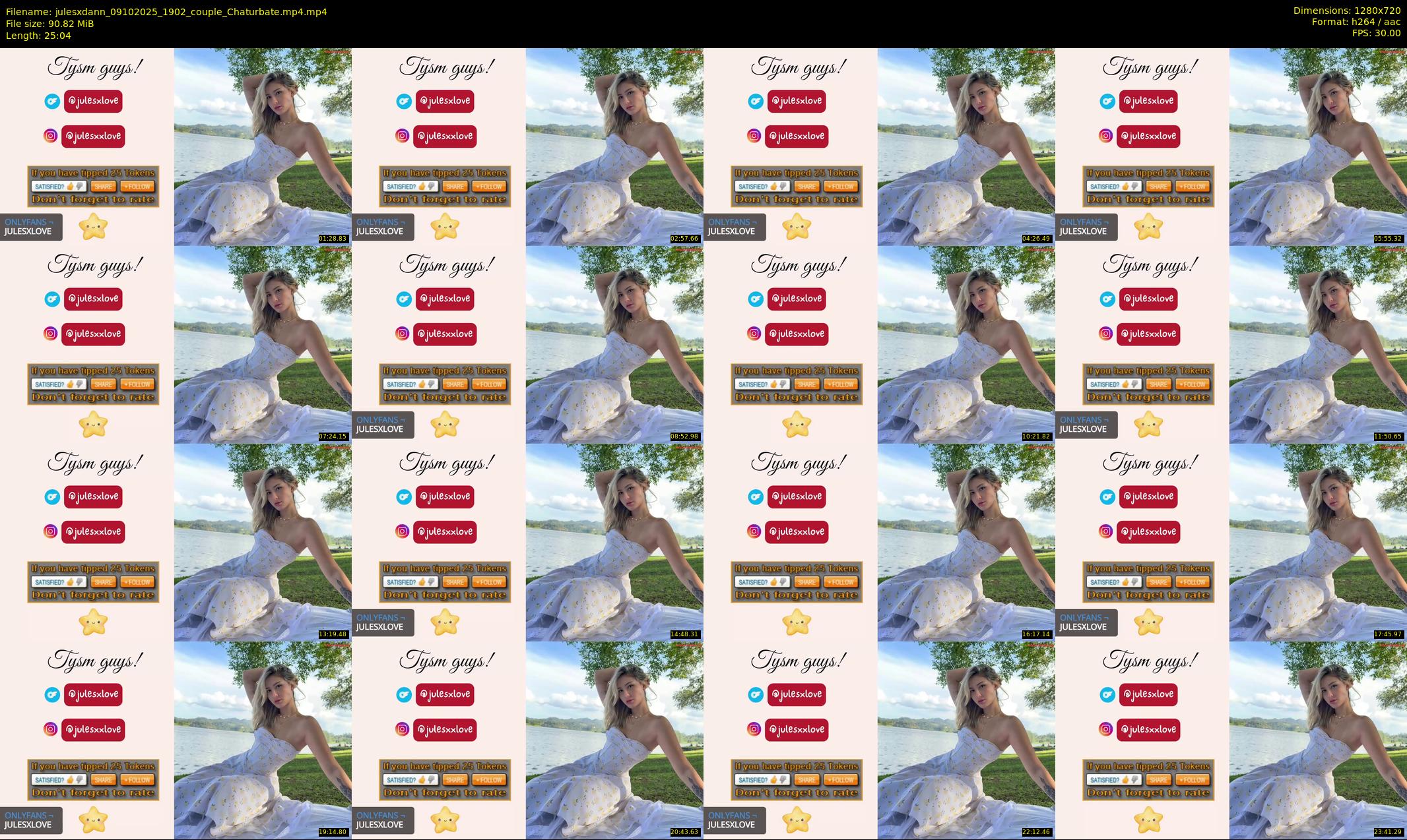julesxdann — 26 minute Chaturbate couple cam show recording, 720p, Oct 9, 2025