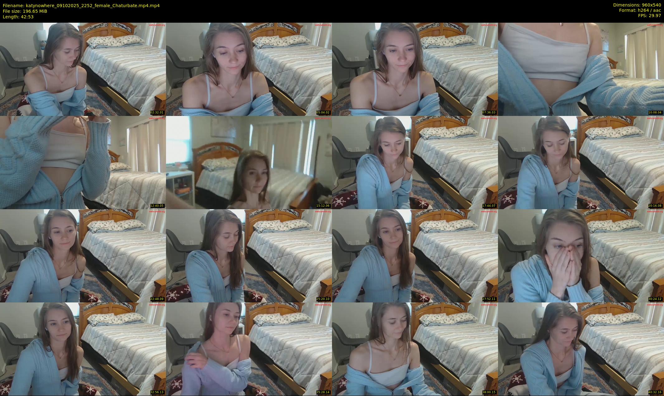katynowhere — 43 minute Chaturbate female cam show recording, 480p, Oct 9, 2025