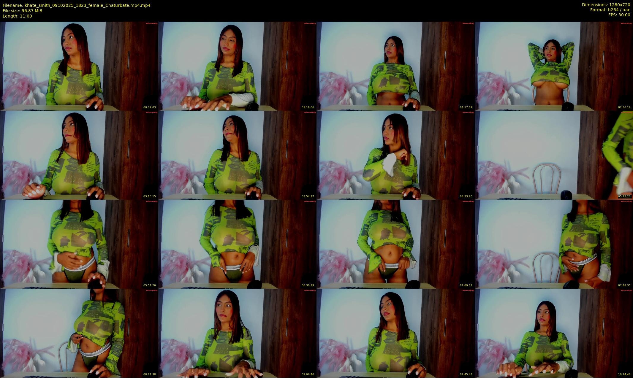 khate_smith — 11 minute Chaturbate female cam show recording, 720p, Oct 9, 2025