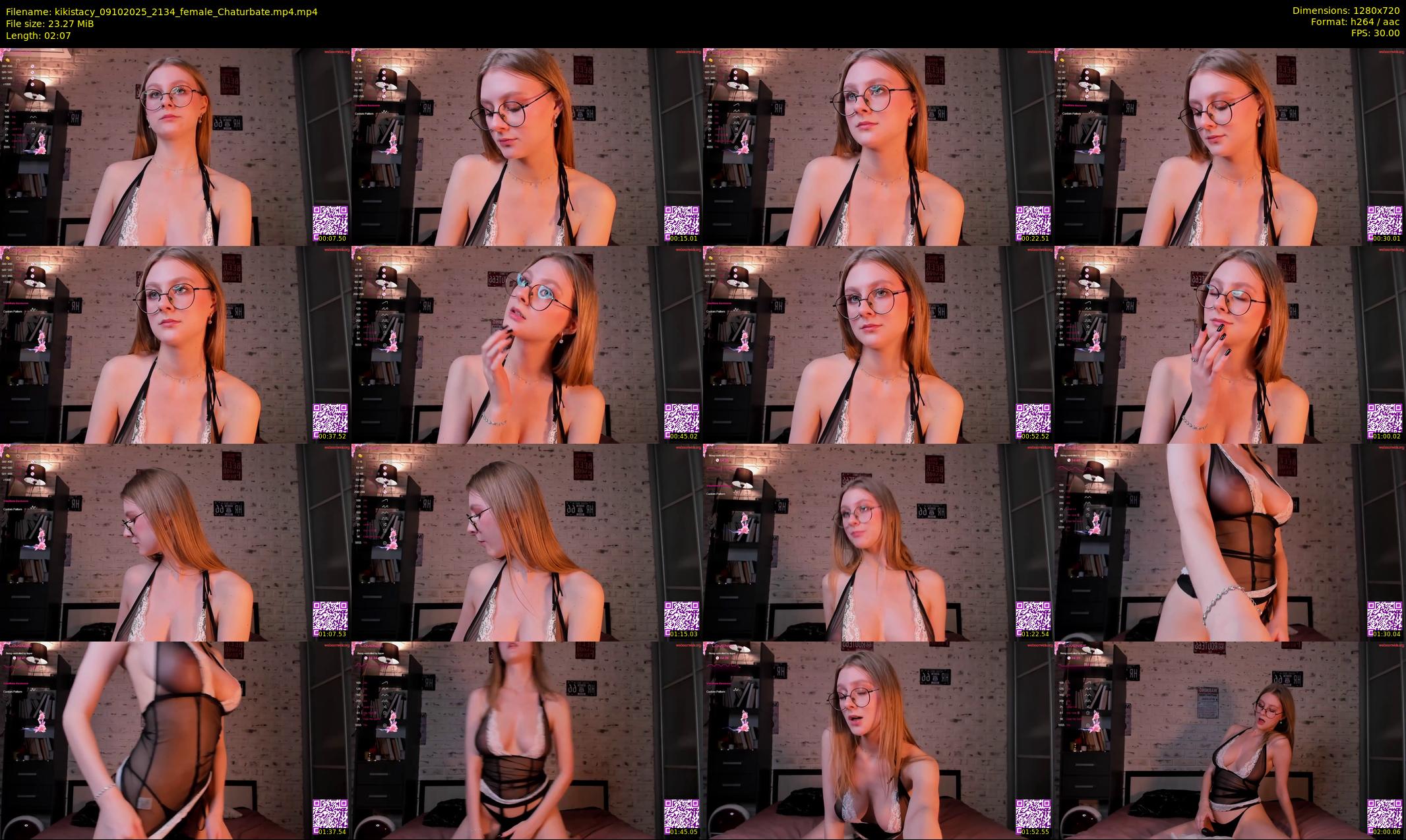 kikistacy — 3 minute Chaturbate female cam show recording, 720p, Oct 9, 2025