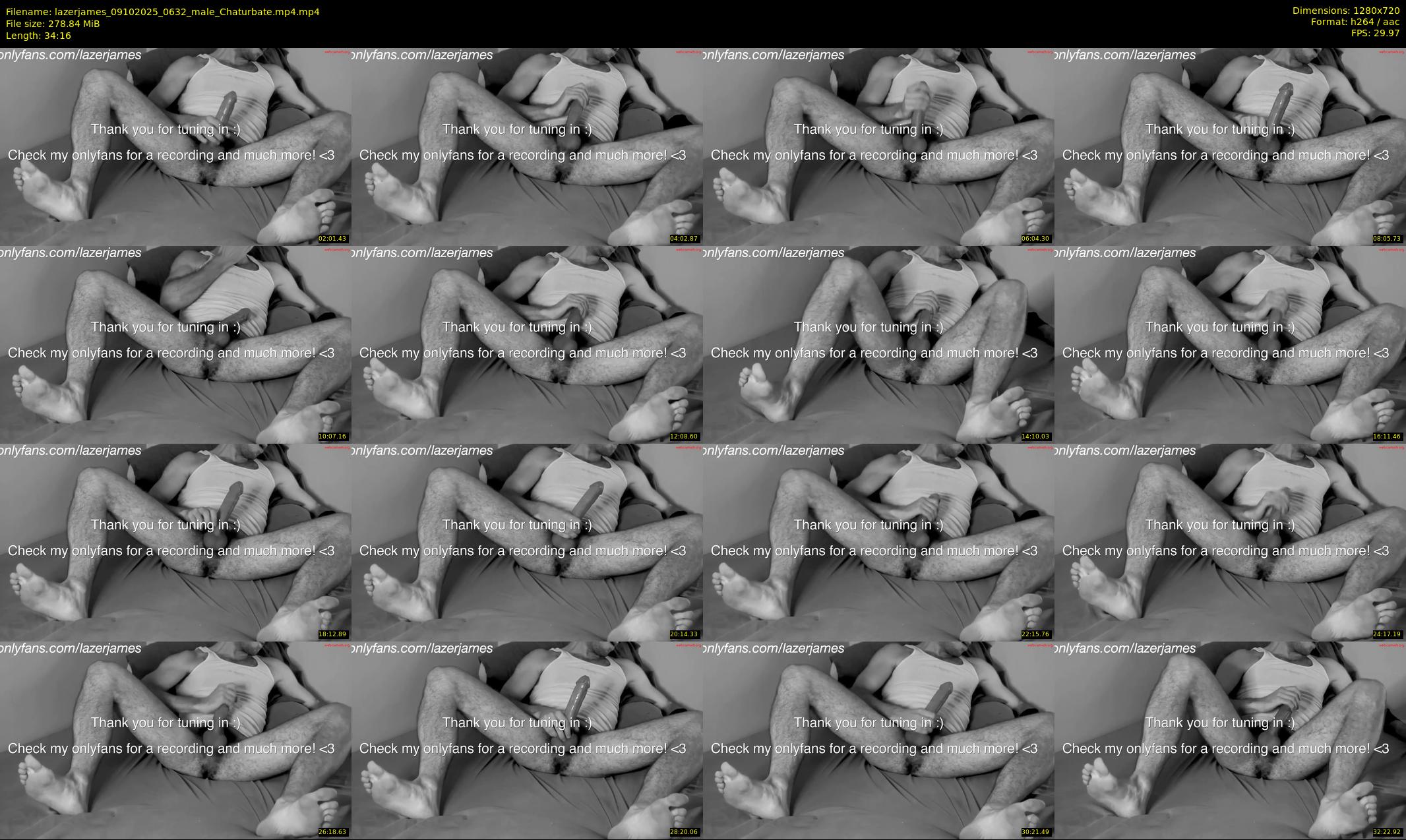 lazerjames — 35 minute Chaturbate male cam show recording, 720p, Oct 9, 2025