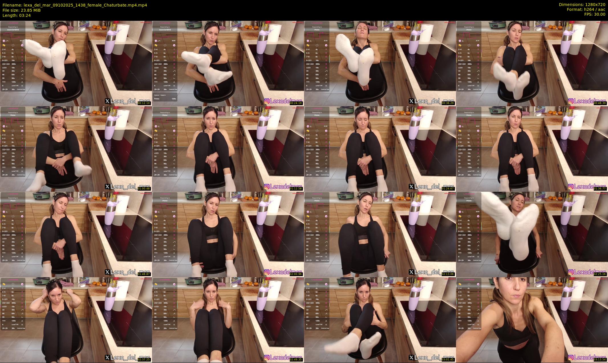 lexa_del_mar — 4 minute Chaturbate female cam show recording, 720p, Oct 9, 2025