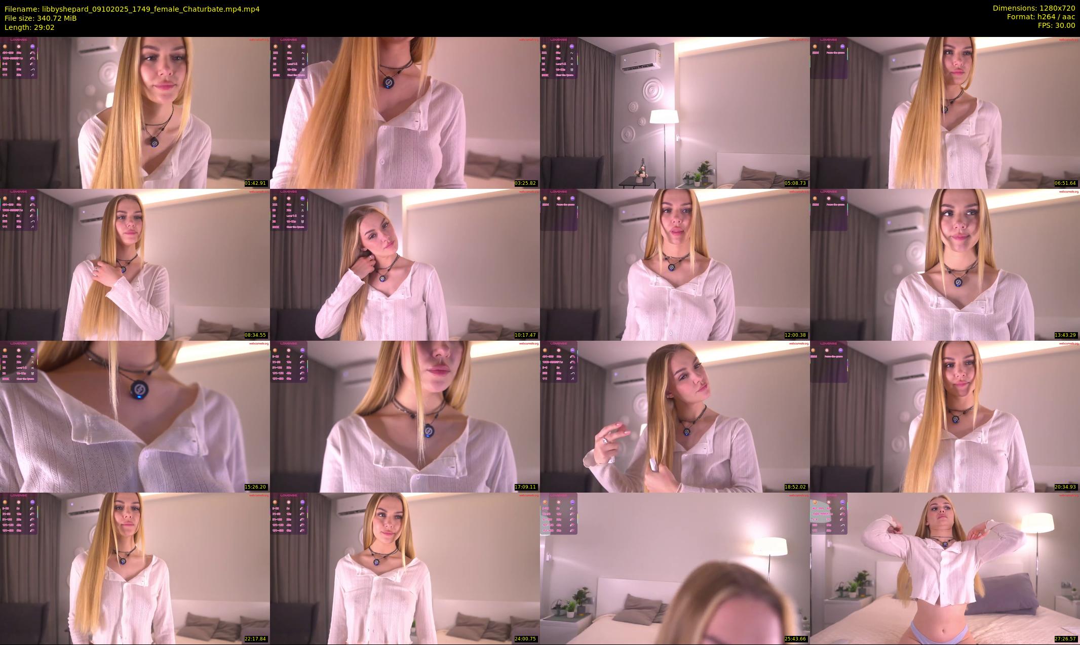 libbyshepard — 30 minute Chaturbate female cam show recording, 720p, Oct 9, 2025