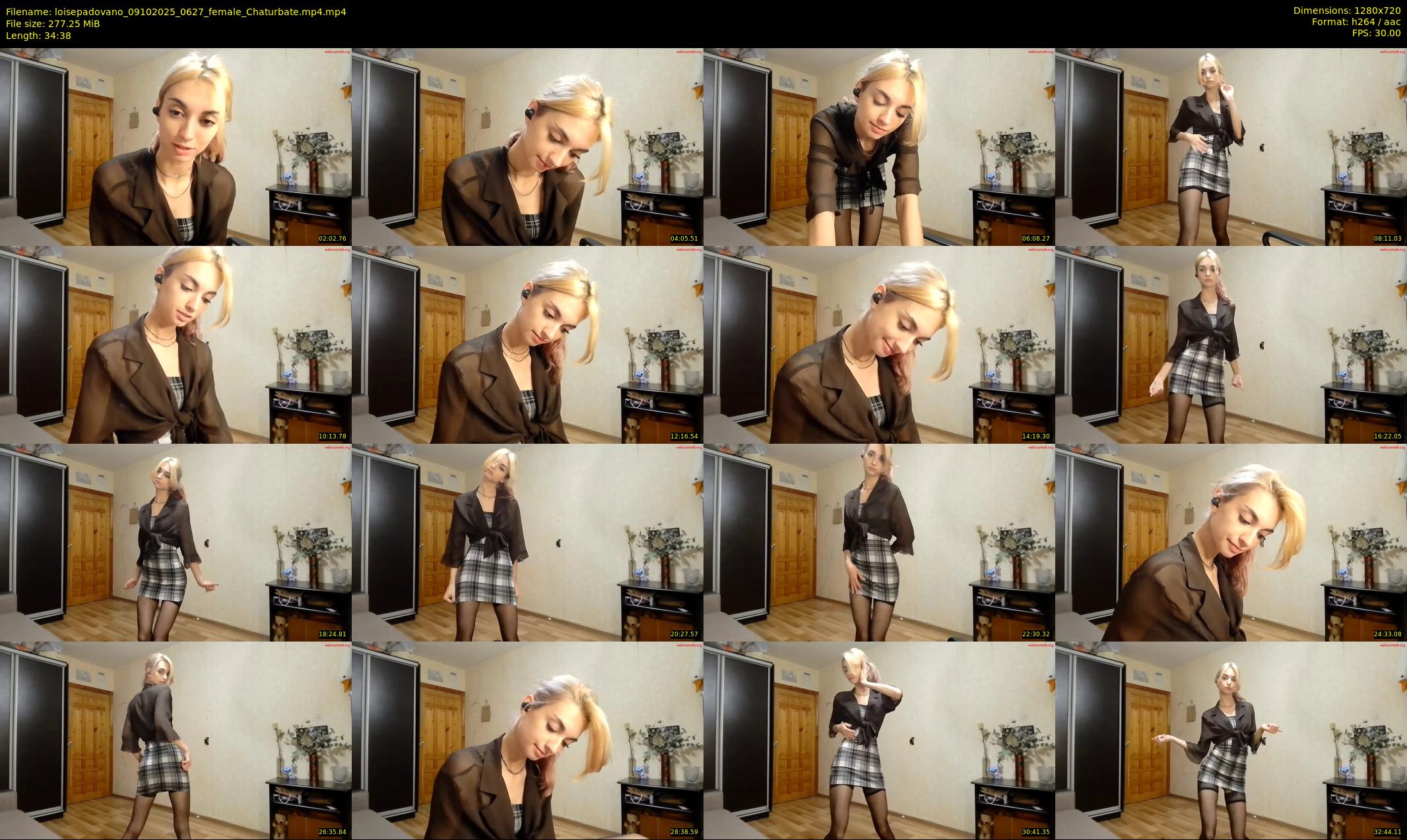 loisepadovano — 35 minute Chaturbate female cam show recording, 720p, Oct 9, 2025