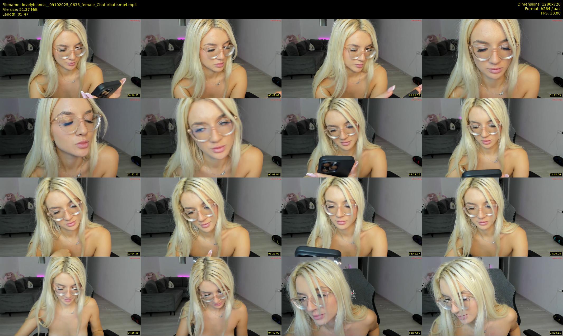 lovelybianca_ — 6 minute Chaturbate female cam show recording, 720p, Oct 9, 2025