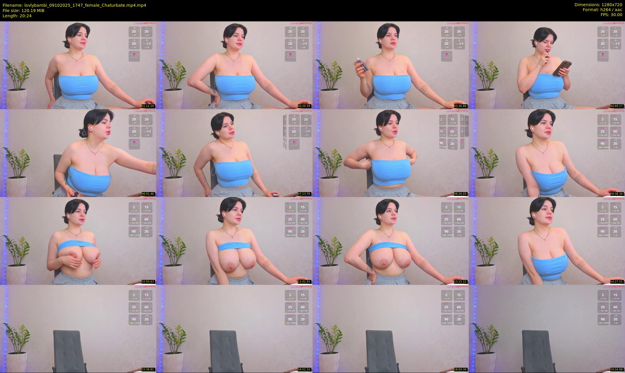 lovlybambi — 21 minute Chaturbate female cam show recording, 720p, Oct 9, 2025