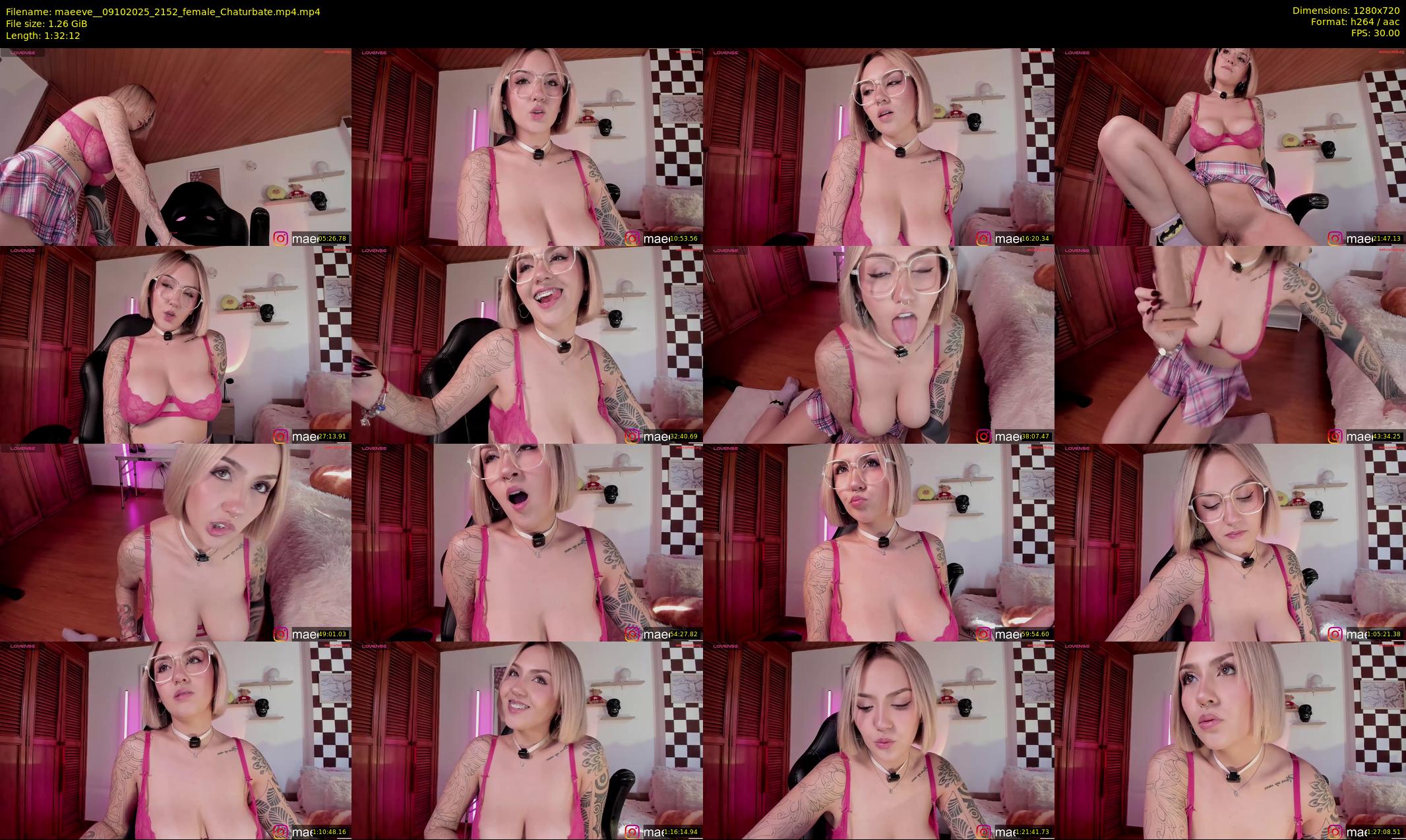 maeeve_ — 93 minute Chaturbate female cam show recording, 720p, Oct 9, 2025