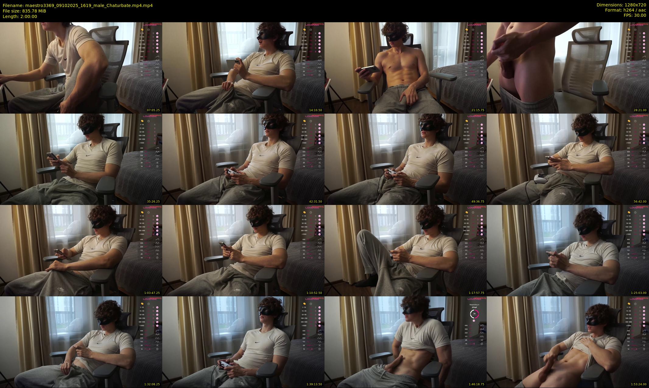 maestro3369 — 120 minute Chaturbate male cam show recording, 720p, Oct 9, 2025