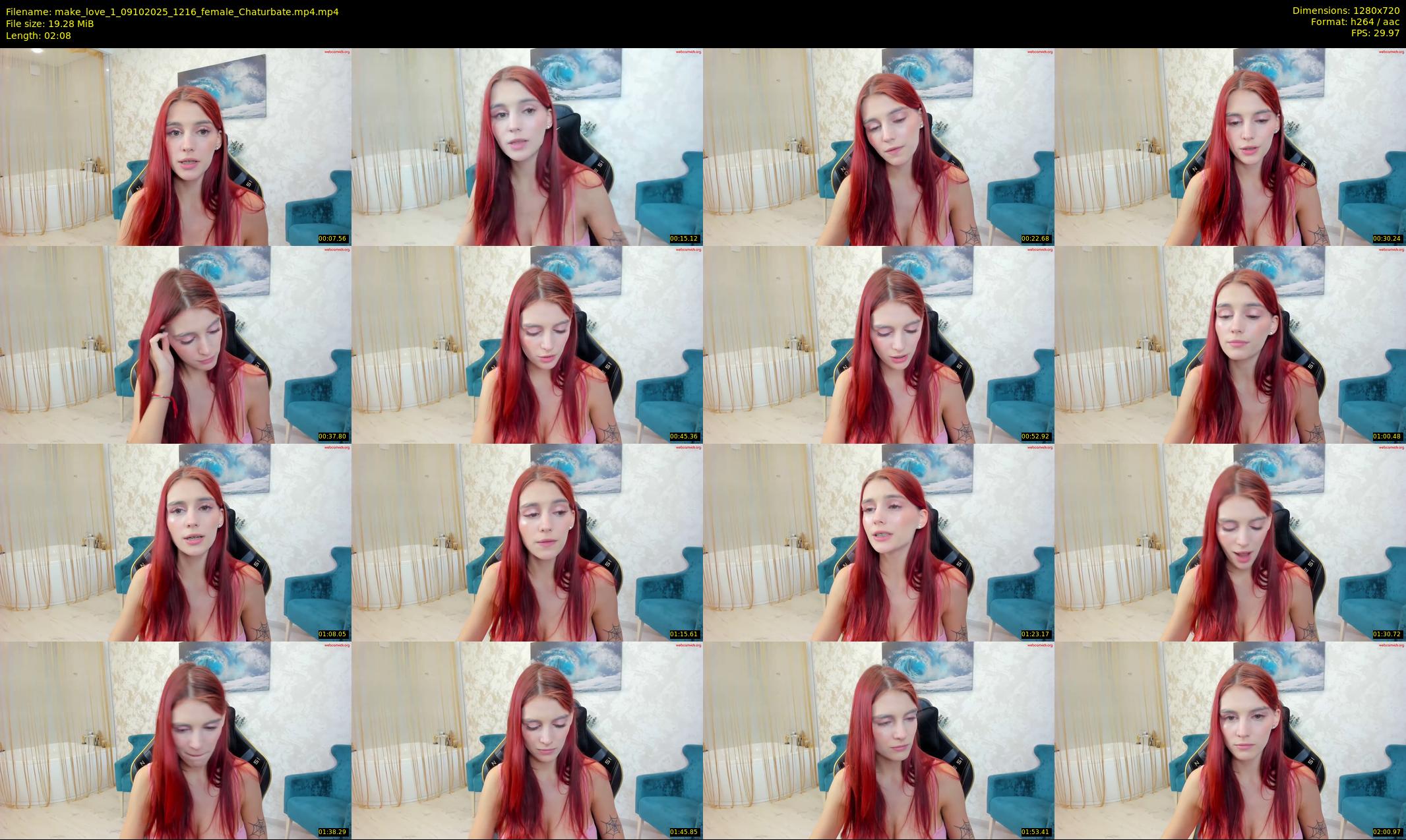 make_love_1 — 3 minute Chaturbate female cam show recording, 720p, Oct 9, 2025