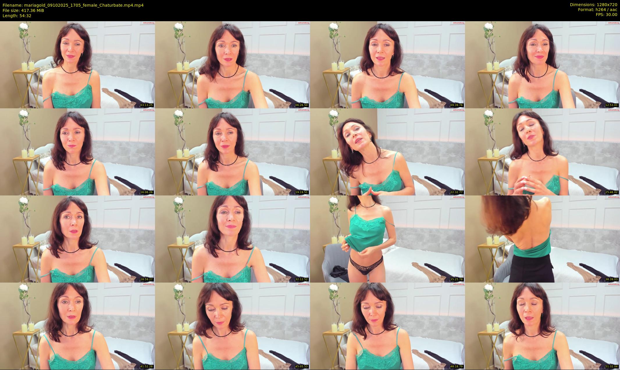 mariagold — 55 minute Chaturbate female cam show recording, 720p, Oct 9, 2025