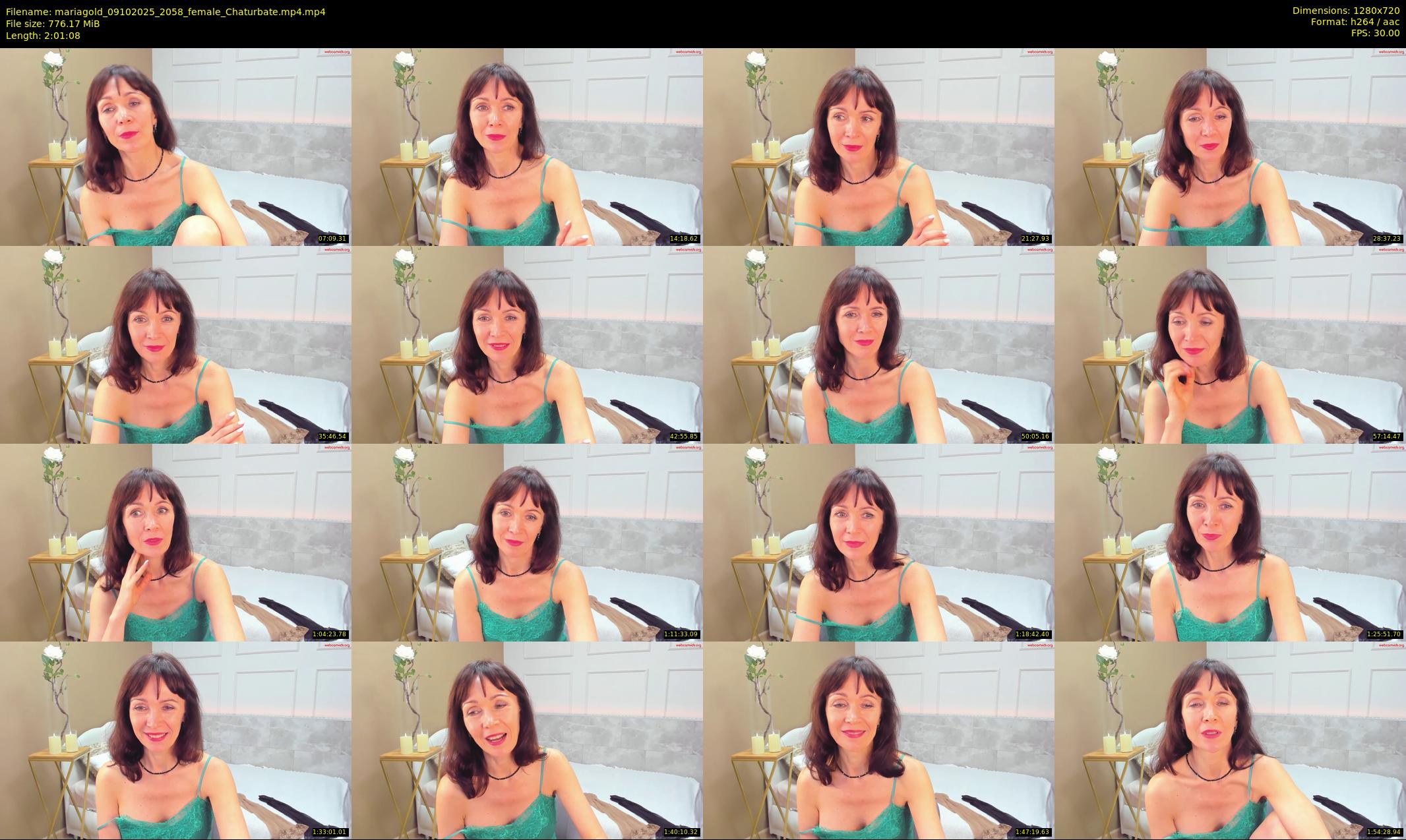 mariagold — 122 minute Chaturbate female cam show recording, 720p, Oct 9, 2025
