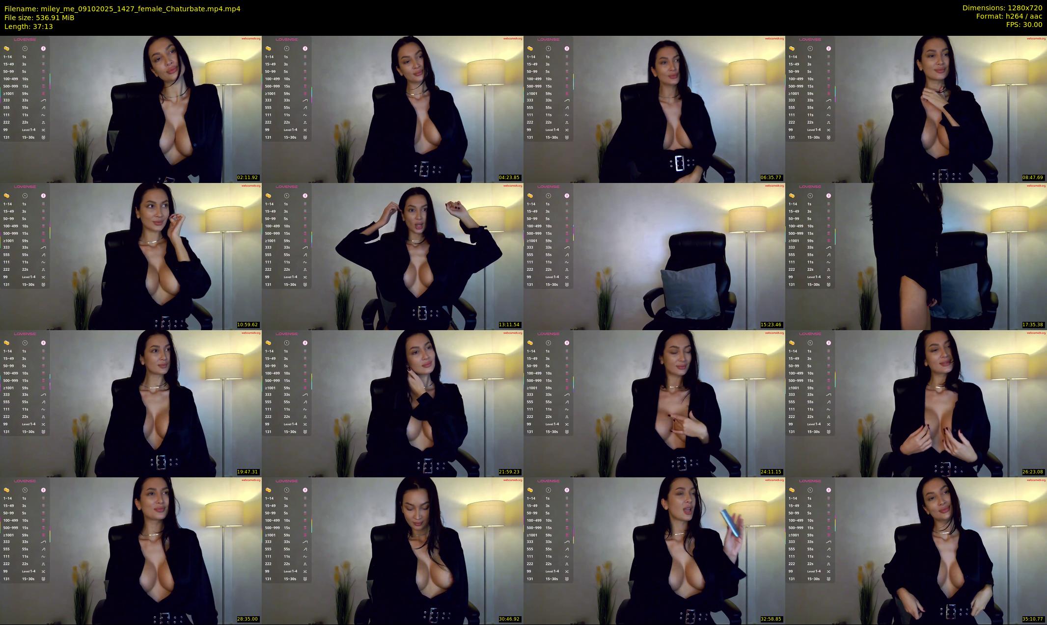 miley_me — 38 minute Chaturbate female cam show recording, 720p, Oct 9, 2025