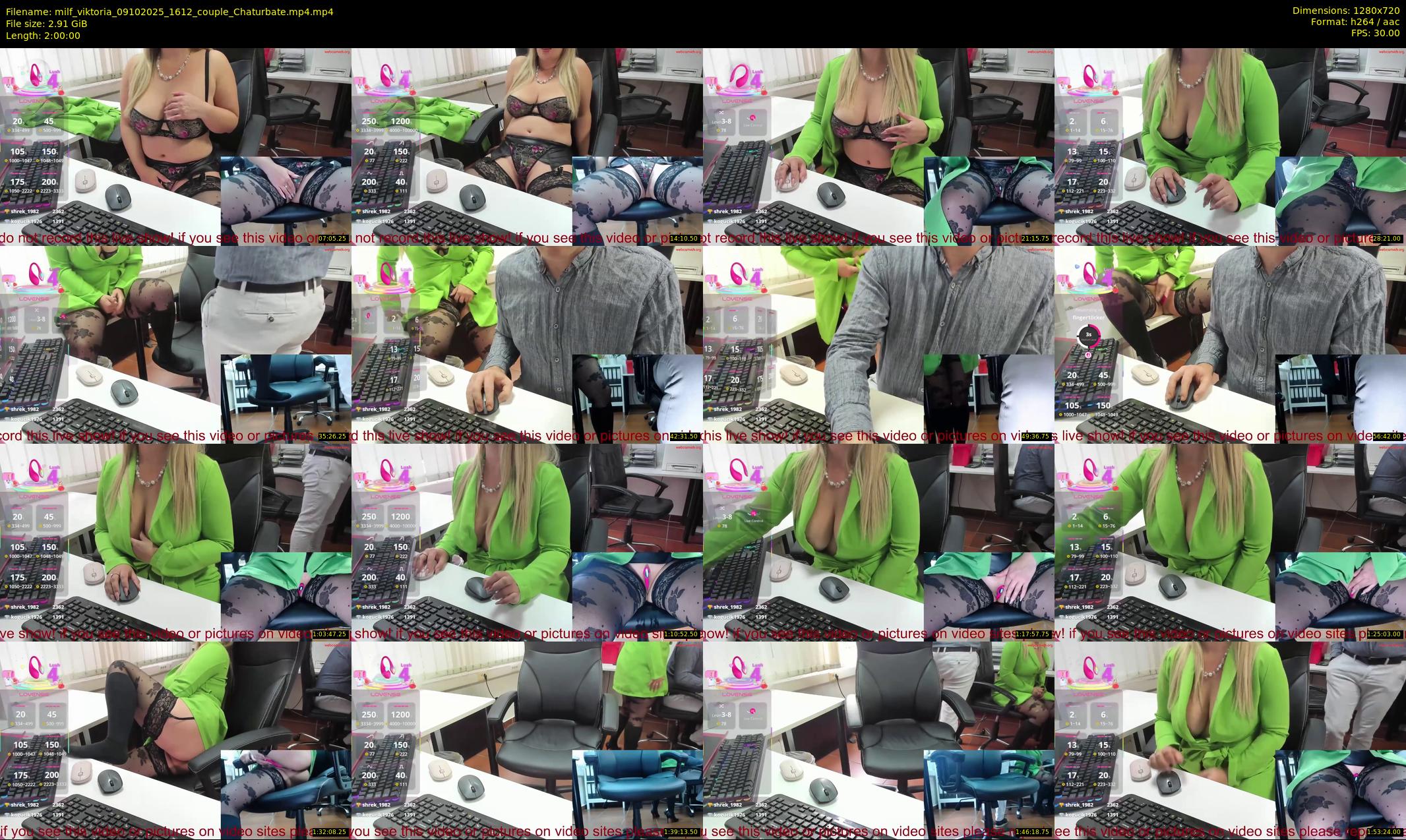 milf_viktoria — 120 minute Chaturbate female cam show recording, 720p, Oct 9, 2025