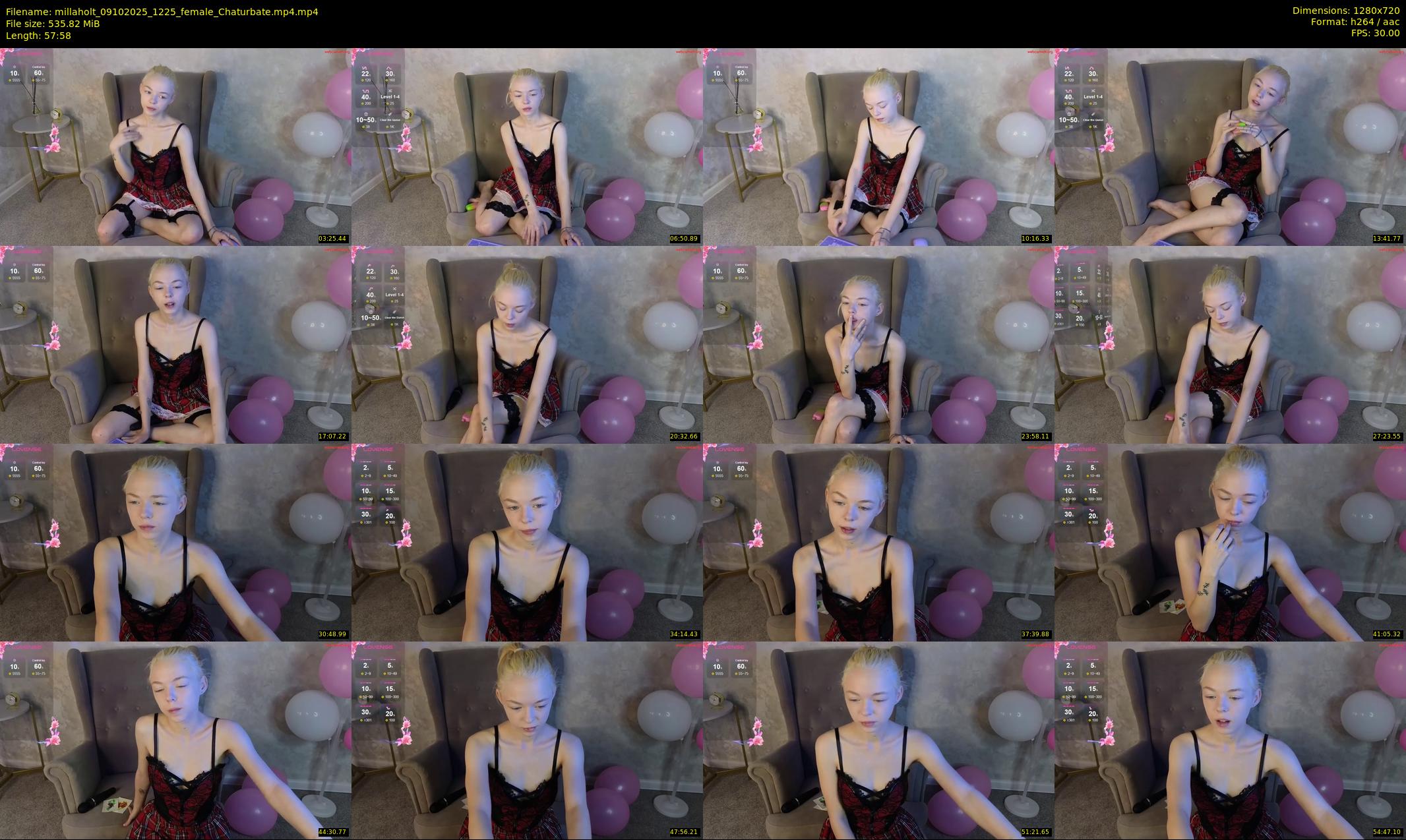 millaholt — 58 minute Chaturbate female cam show recording, 720p, Oct 9, 2025