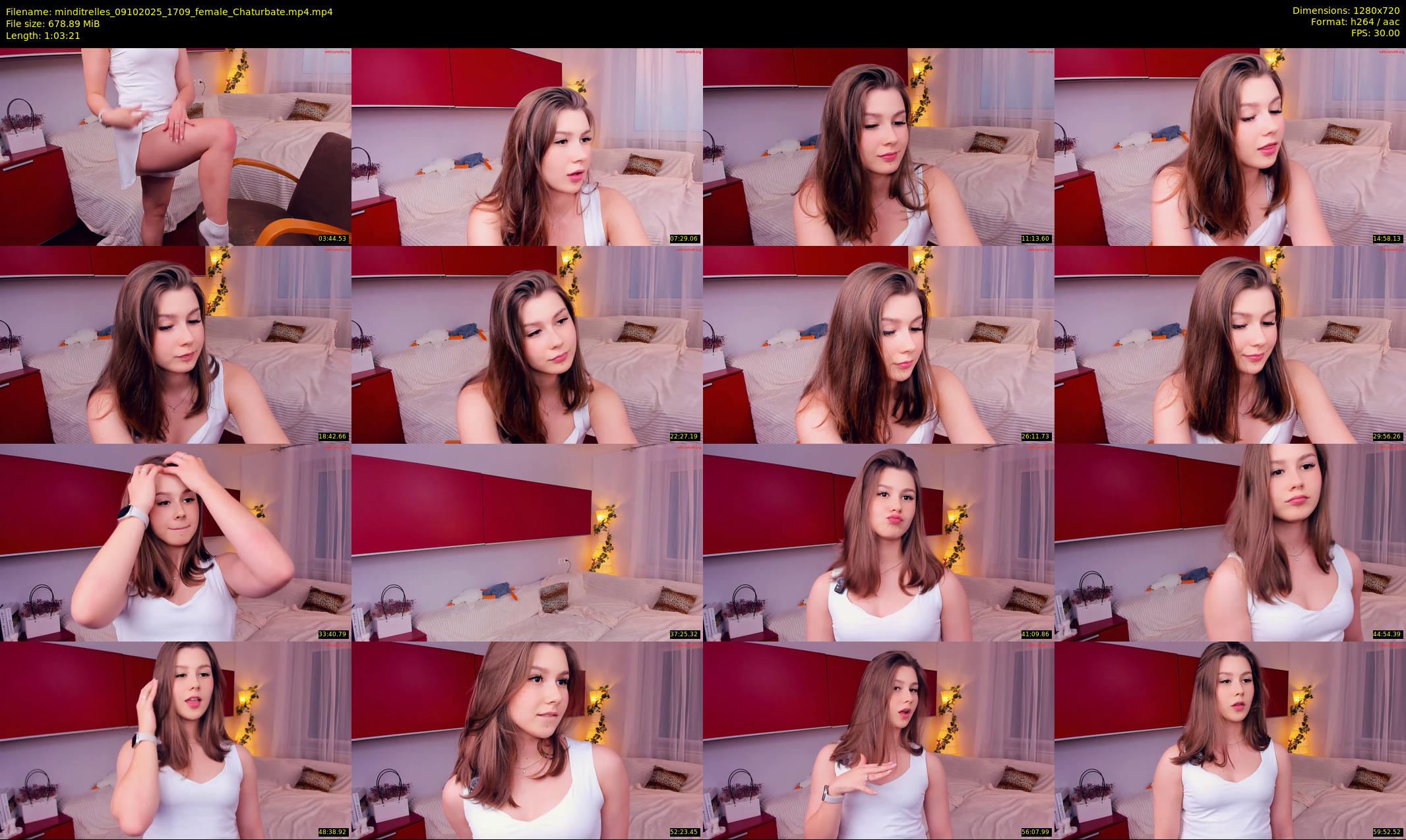 minditrelles — 64 minute Chaturbate female cam show recording, 720p, Oct 9, 2025