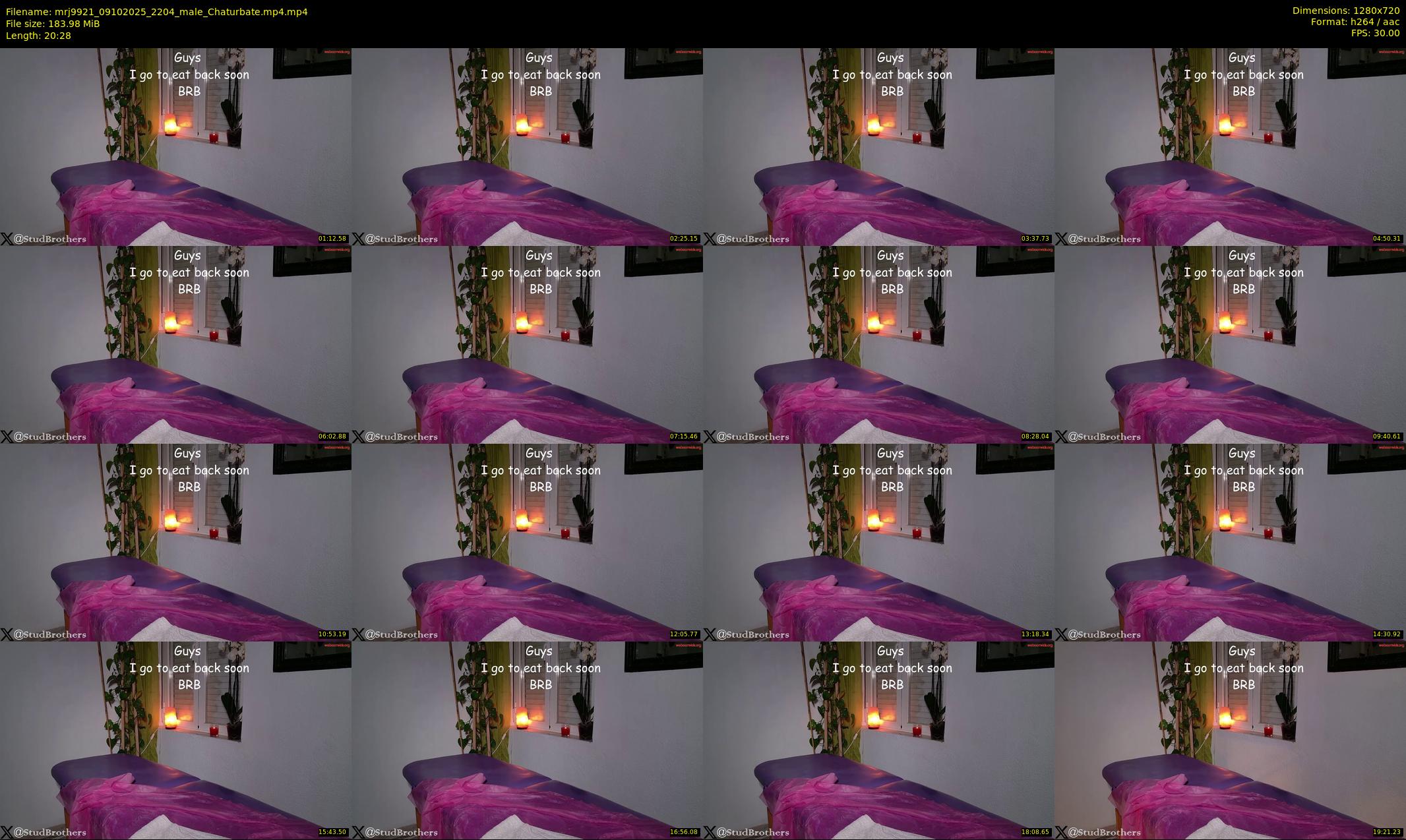 mrj9921 — 21 minute Chaturbate male cam show recording, 720p, Oct 9, 2025