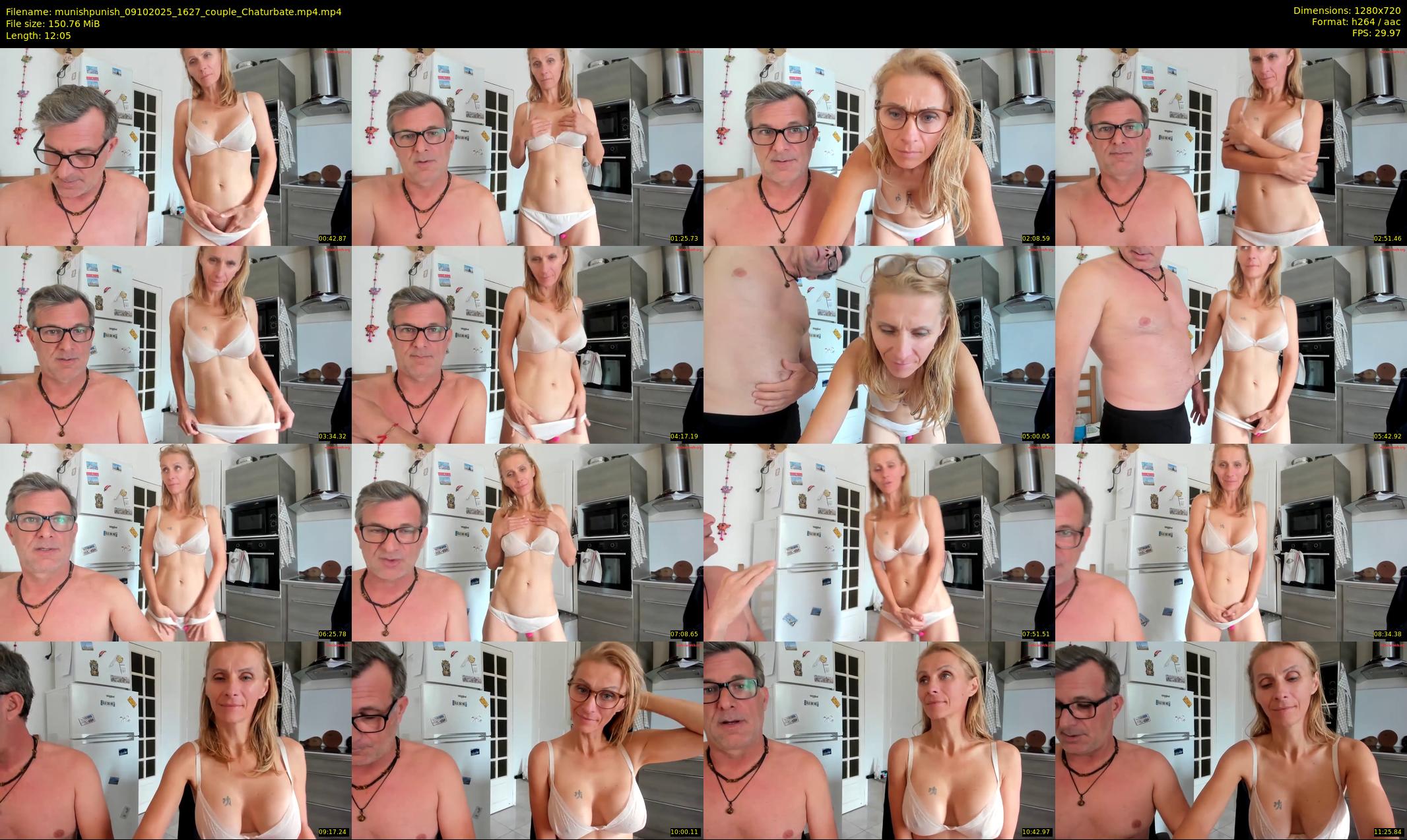 munishpunish — 13 minute Chaturbate couple cam show recording, 720p, Oct 9, 2025